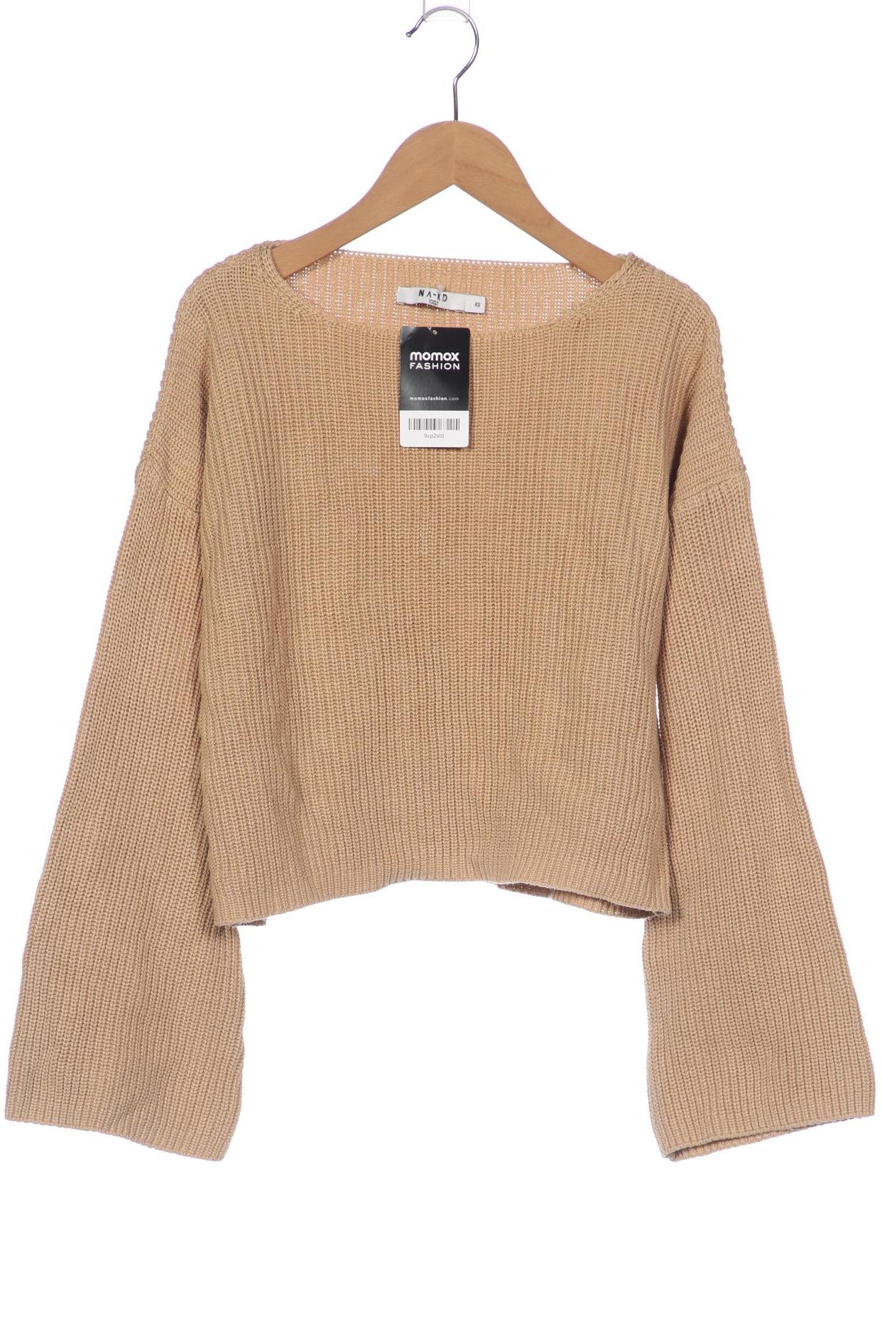 

Na-Kd Damen Pullover, beige, Gr. 34