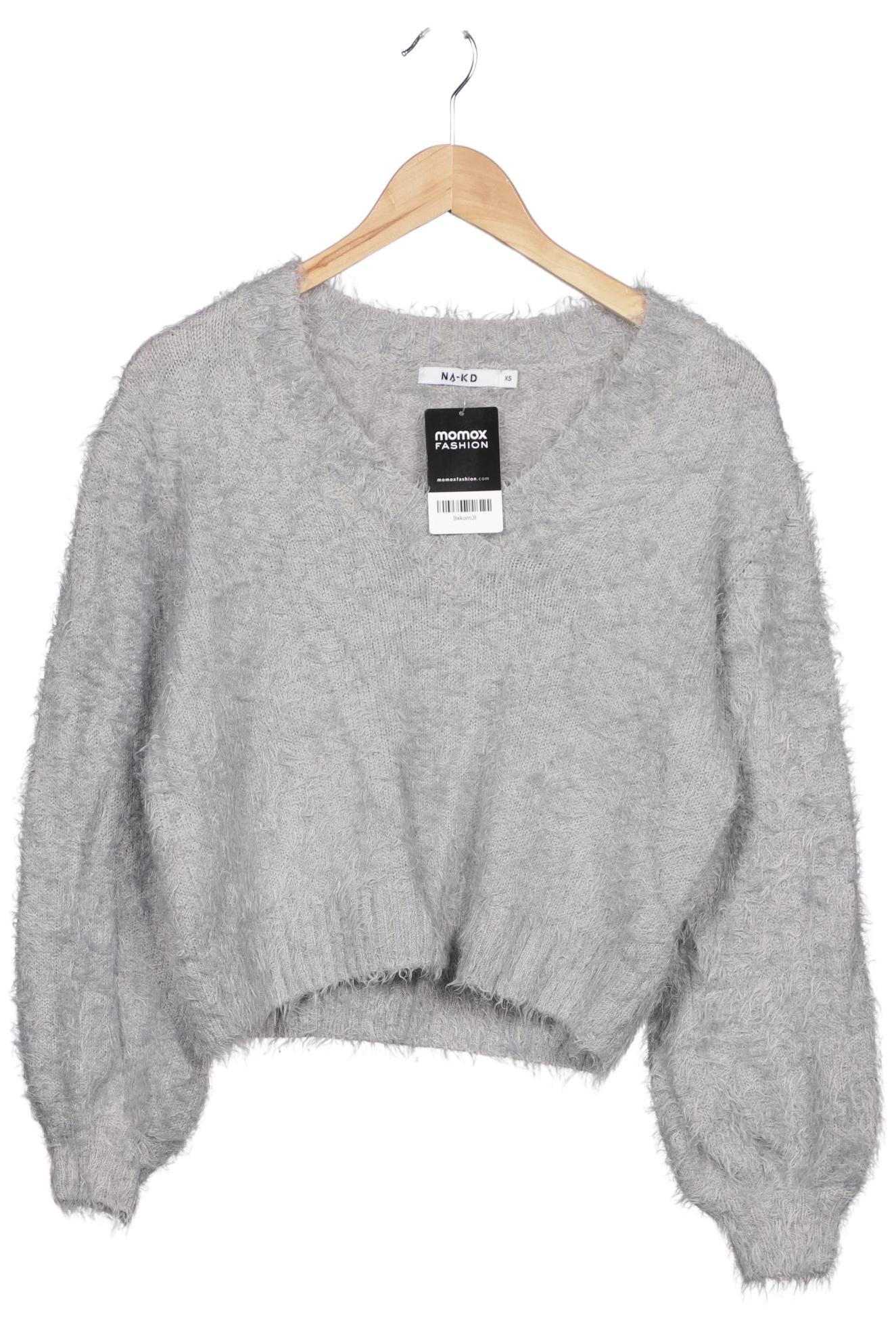 

Na-Kd Damen Pullover, grau, Gr. 34