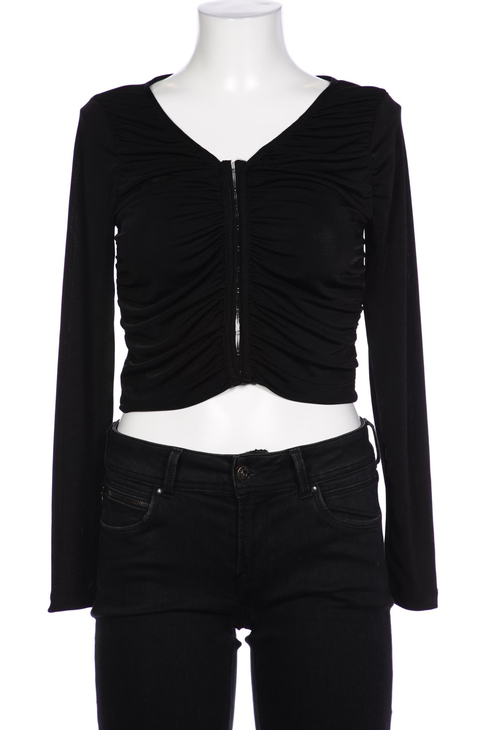 

NA-KD Damen Langarmshirt, schwarz