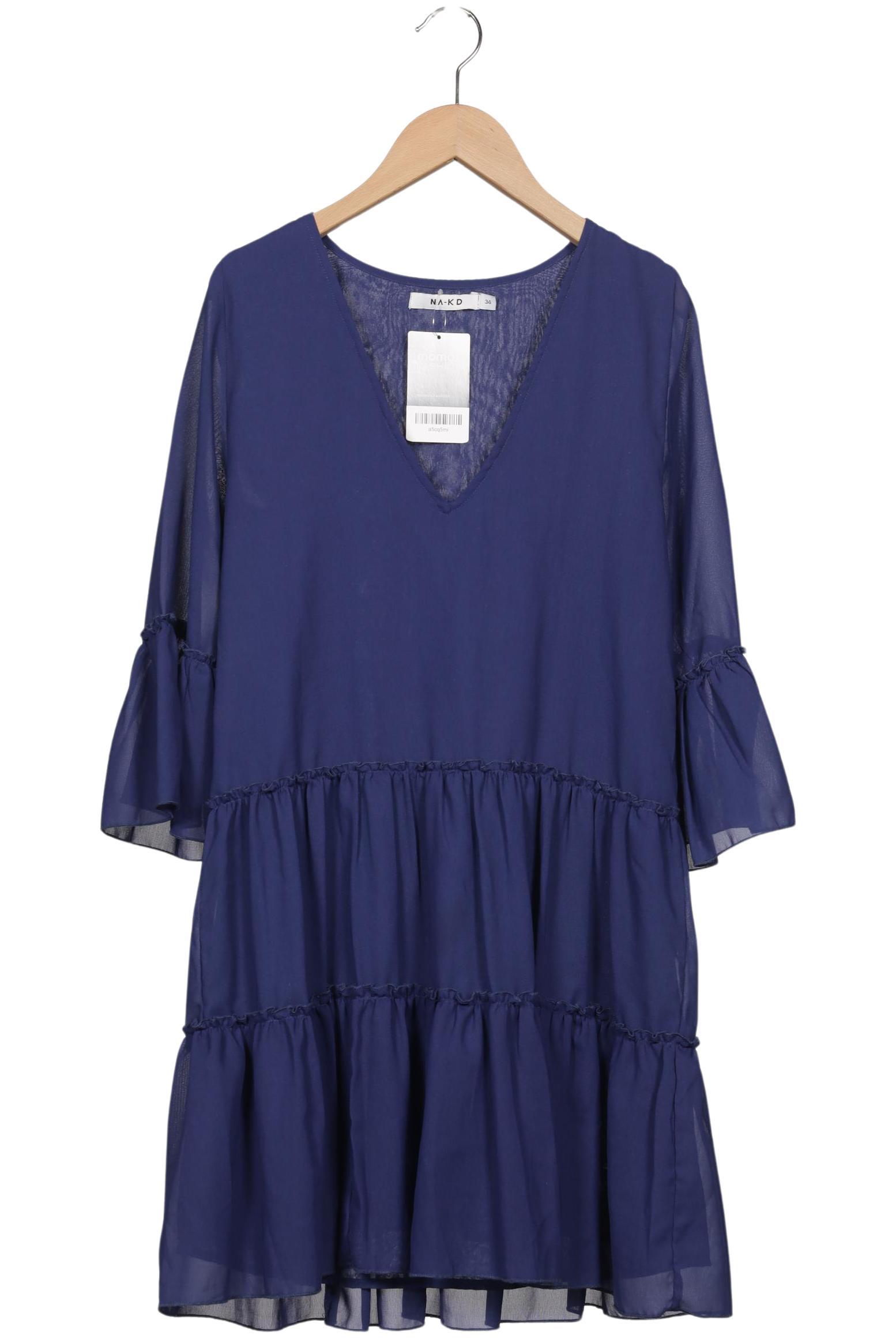 

Na-Kd Damen Kleid, marineblau, Gr. 34