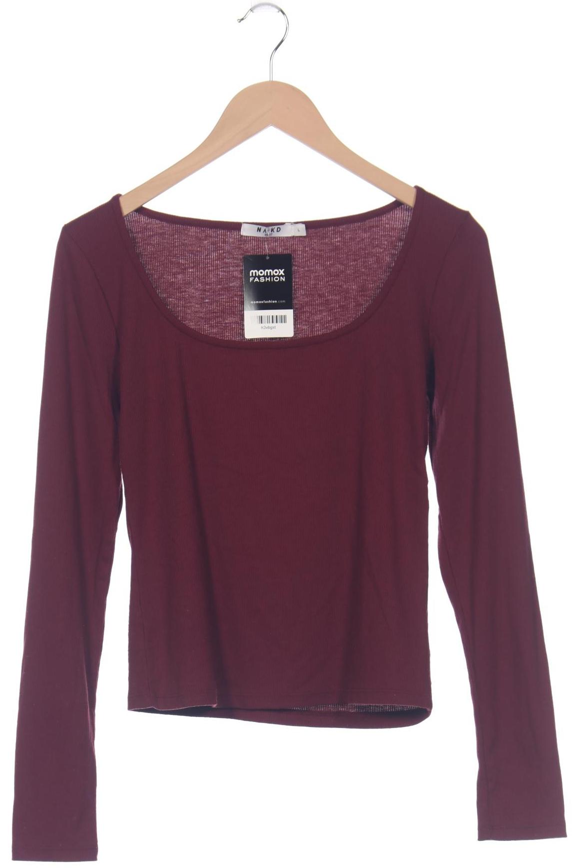 

Na-Kd Damen Langarmshirt, bordeaux, Gr. 42
