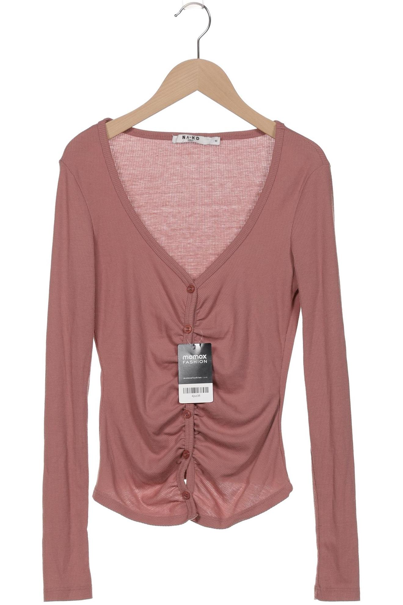 

Na-Kd Damen Strickjacke, pink, Gr. 34