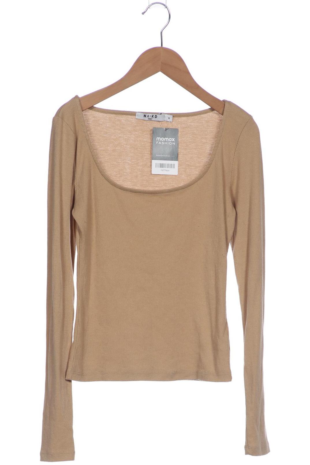 

Na-Kd Damen Langarmshirt, beige, Gr. 38