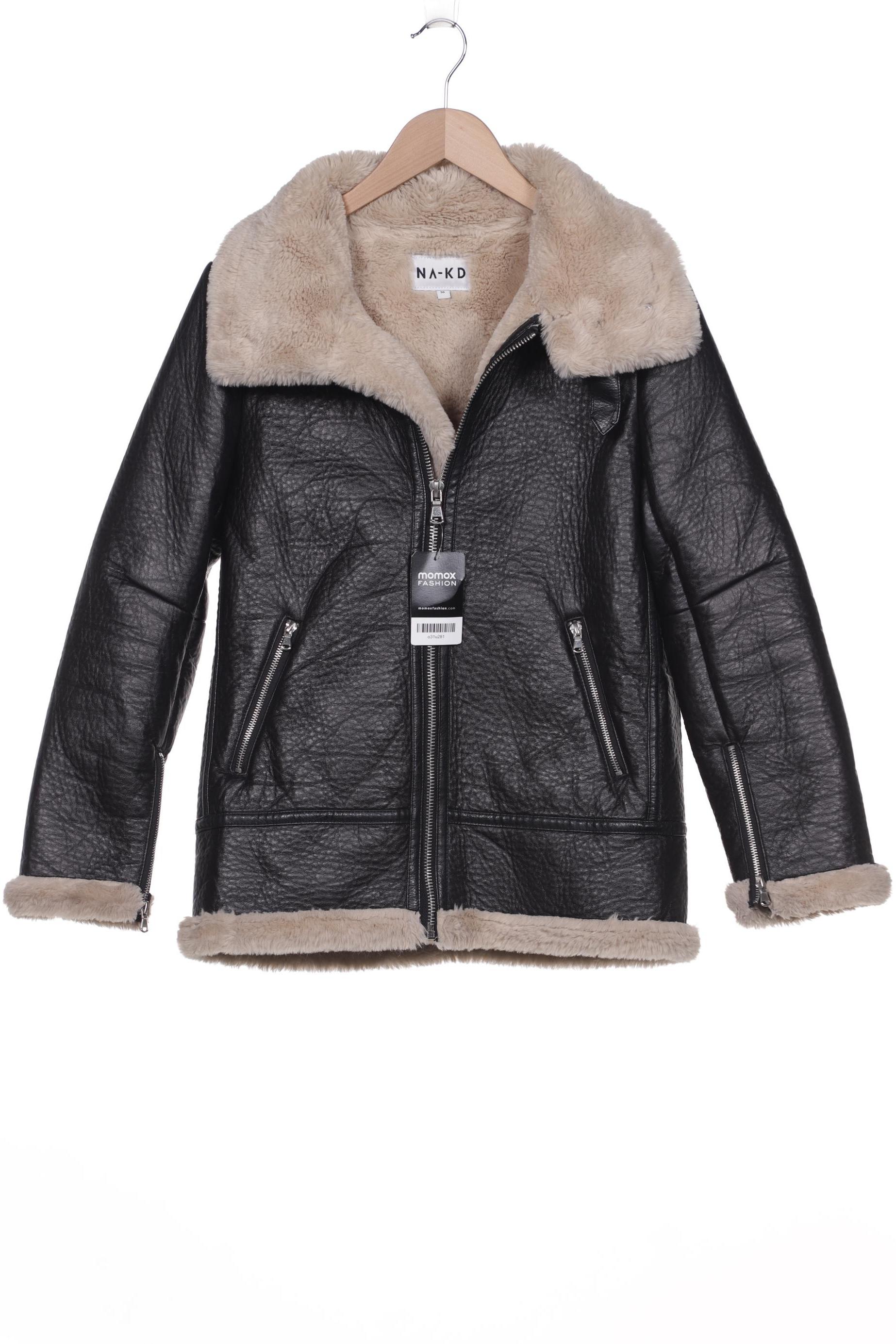 

NA-KD Damen Jacke, schwarz