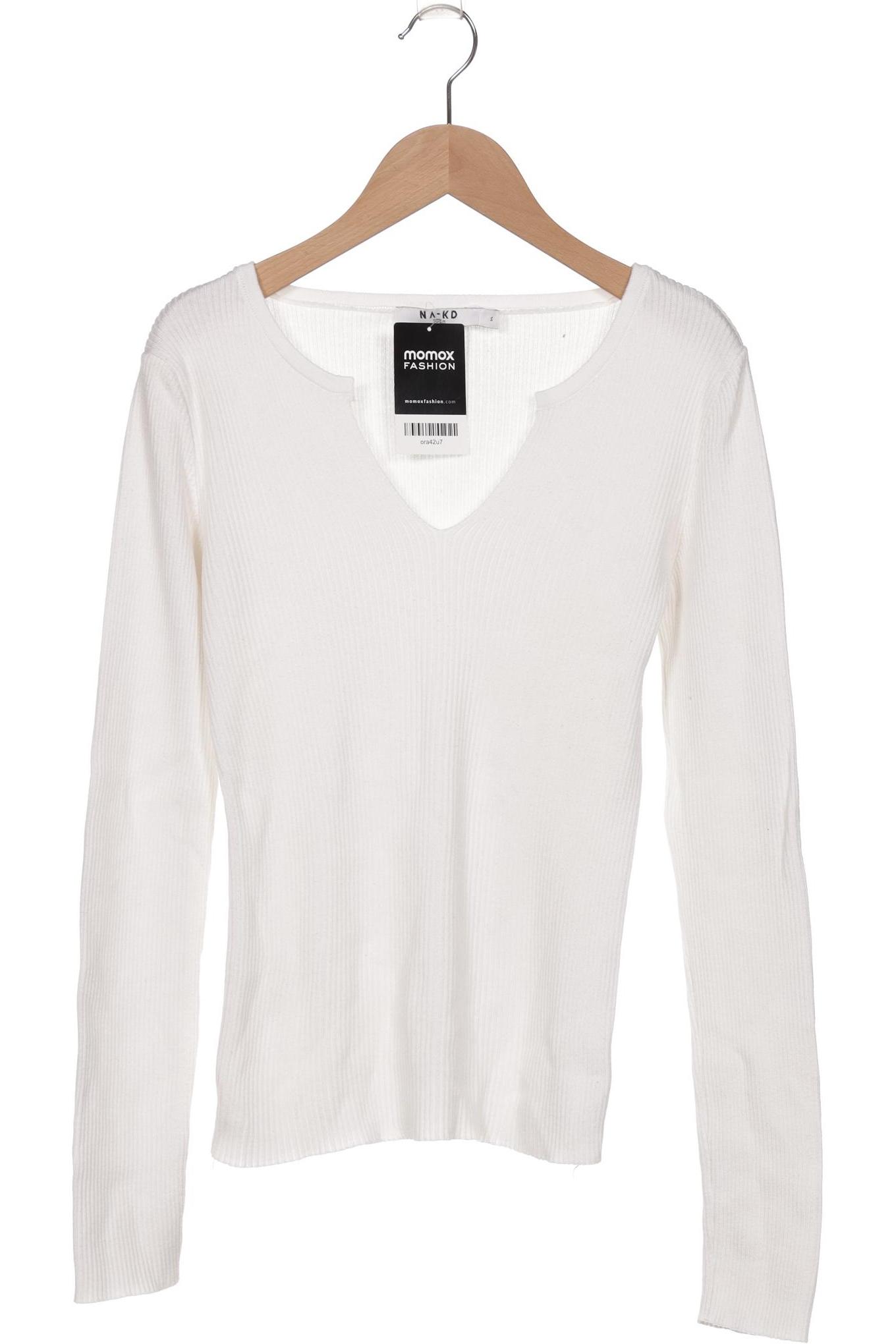

Na-Kd Damen Pullover, weiß, Gr. 36