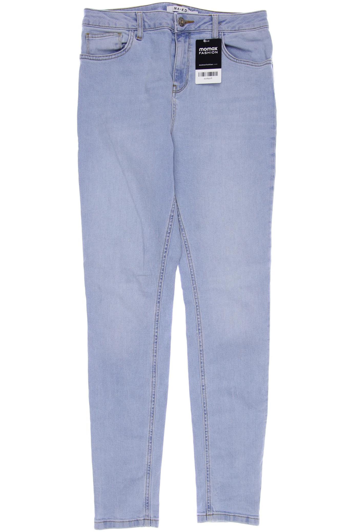 

NA-KD Damen Jeans, hellblau