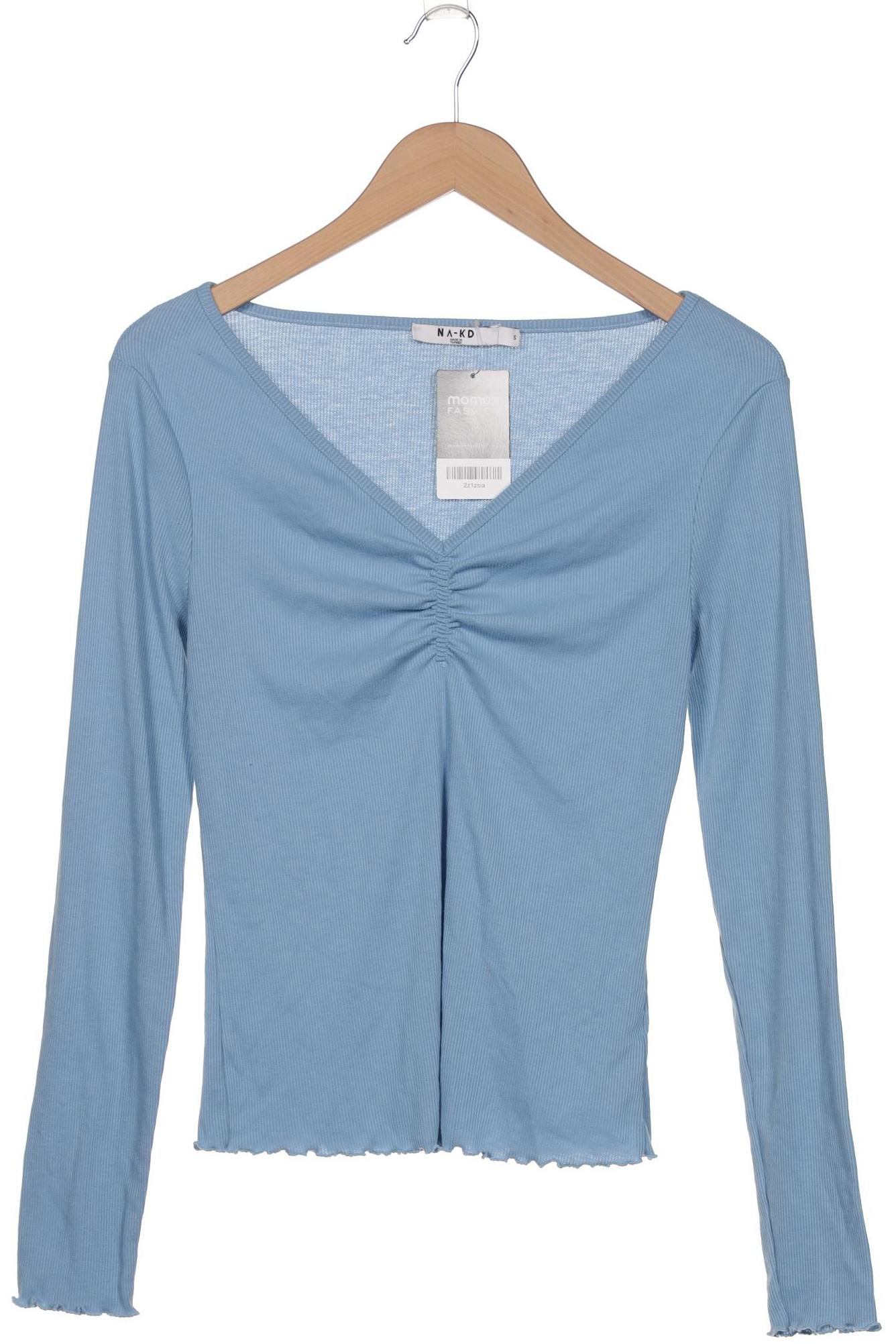 

Na-Kd Damen Langarmshirt, blau, Gr. 36
