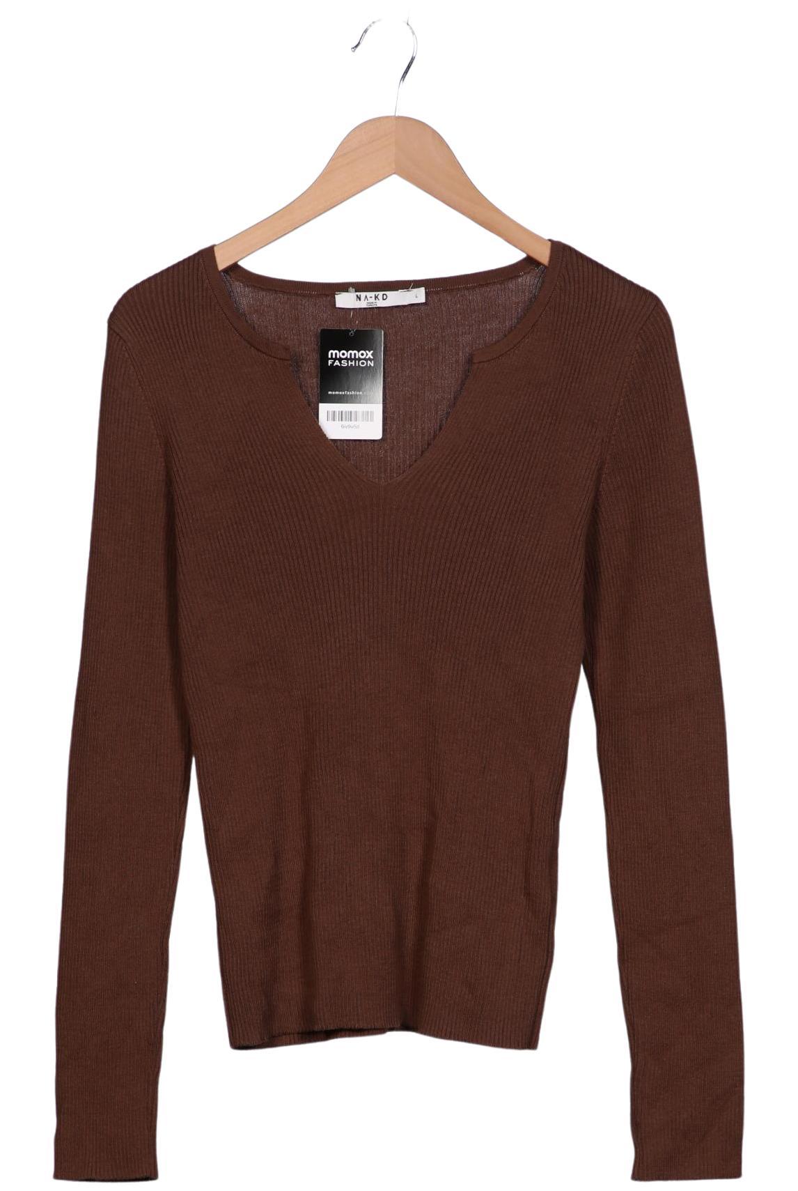 

Na-Kd Damen Pullover, braun, Gr. 42