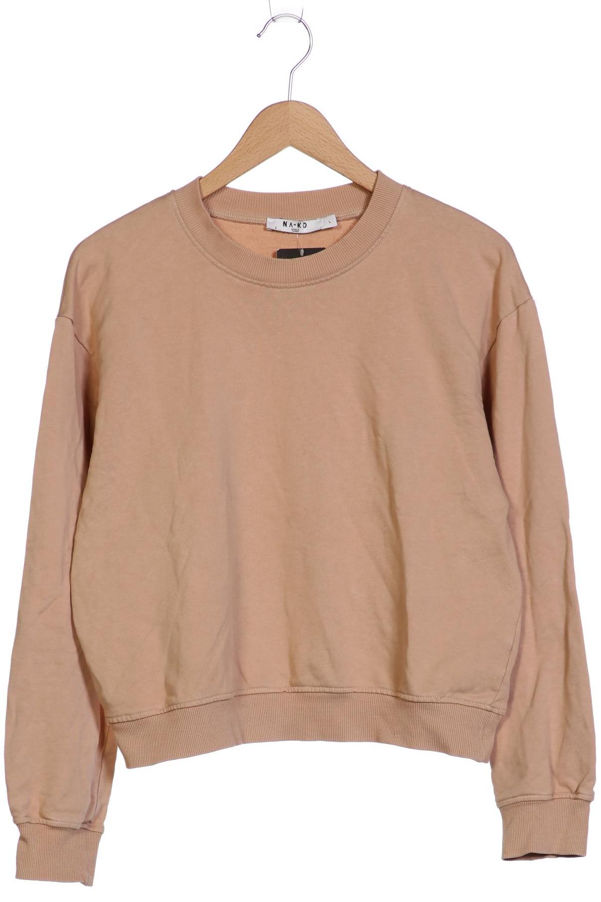 

NA-KD Damen Sweatshirt, braun