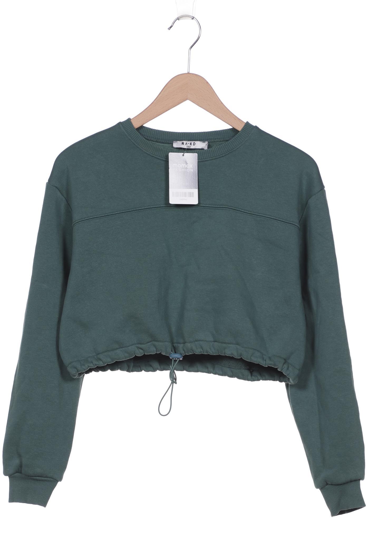

NA-KD Damen Sweatshirt, türkis