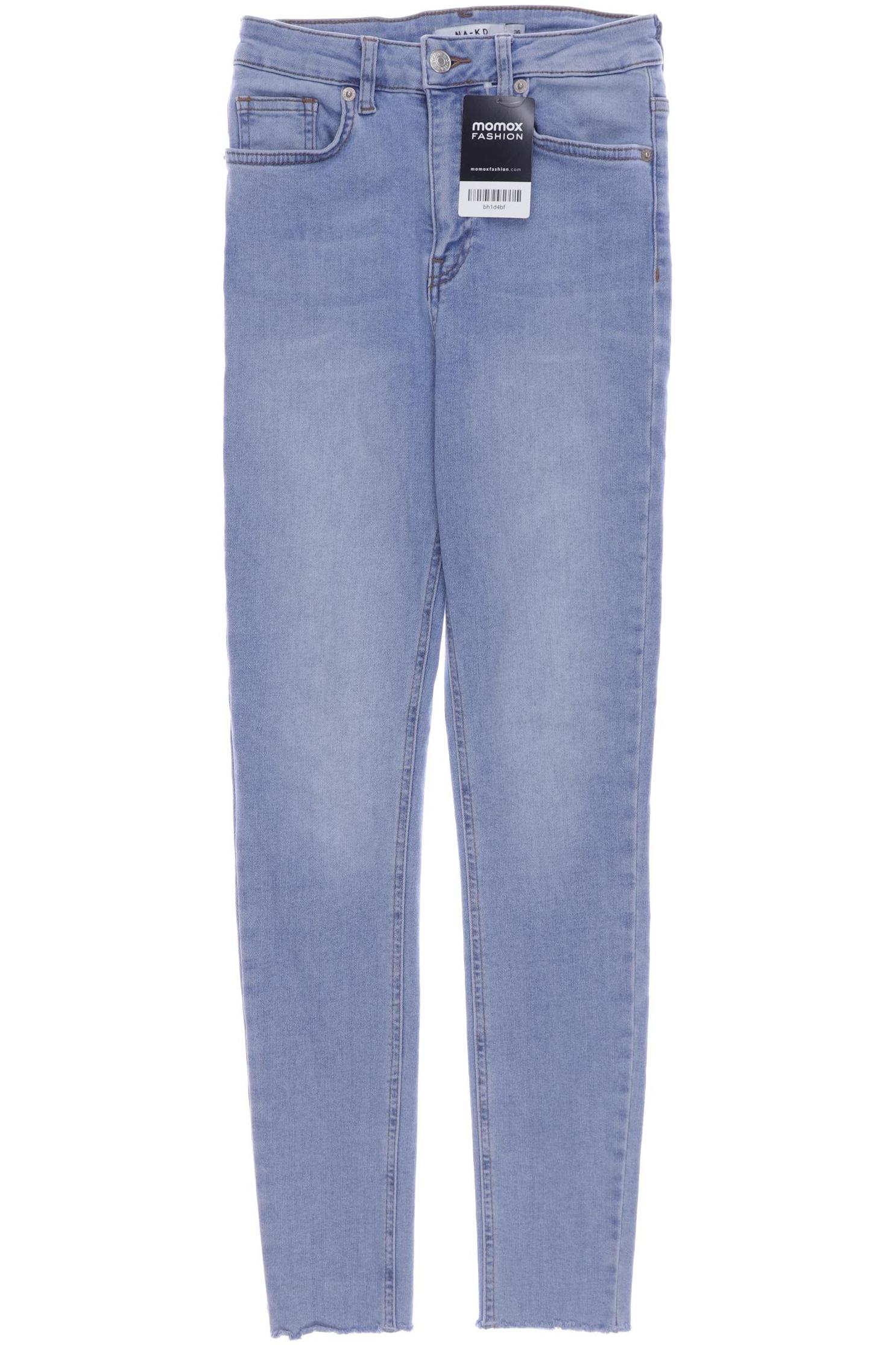 

NA-KD Damen Jeans, blau
