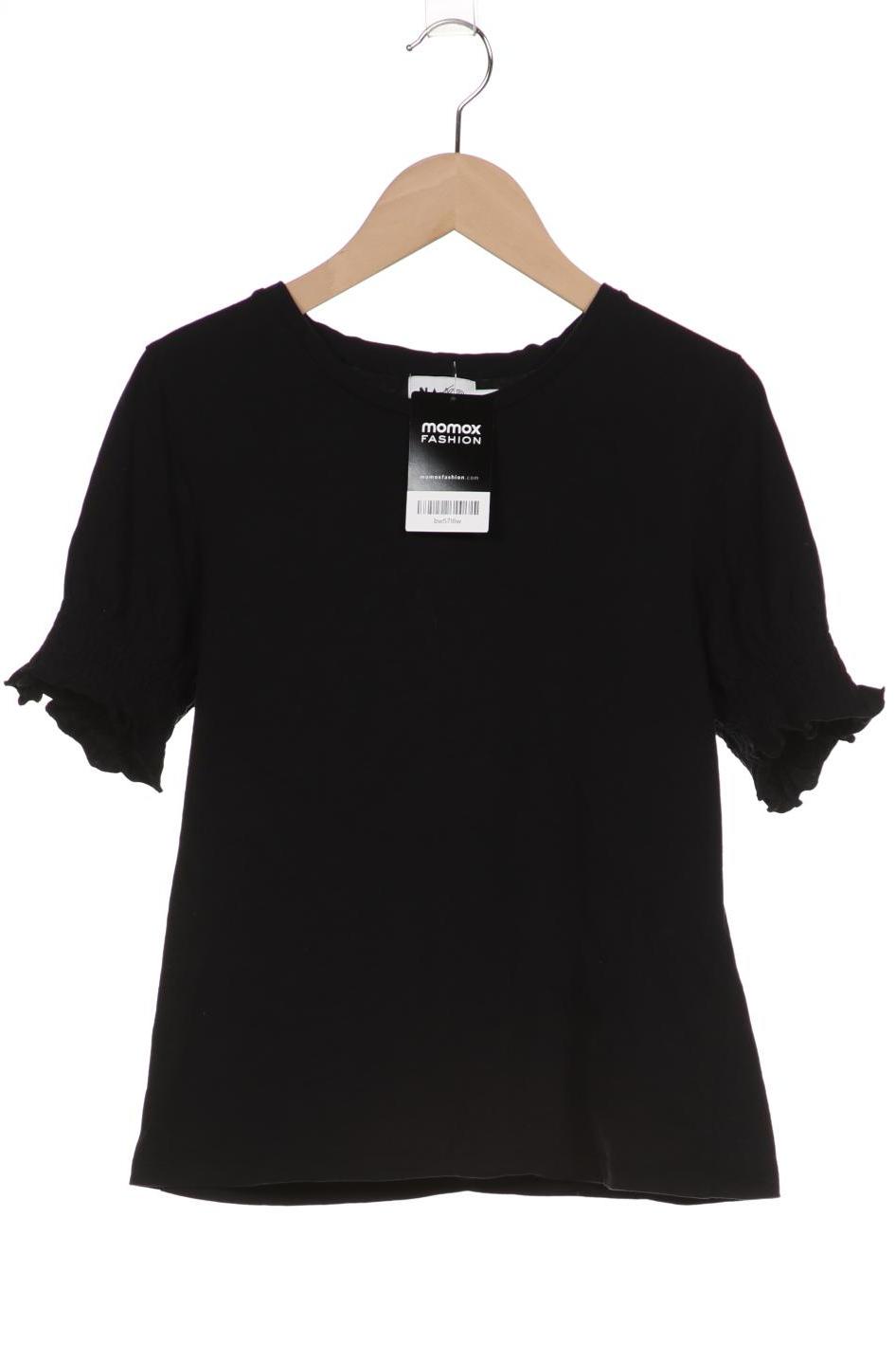 

NA-KD Damen T-Shirt, schwarz