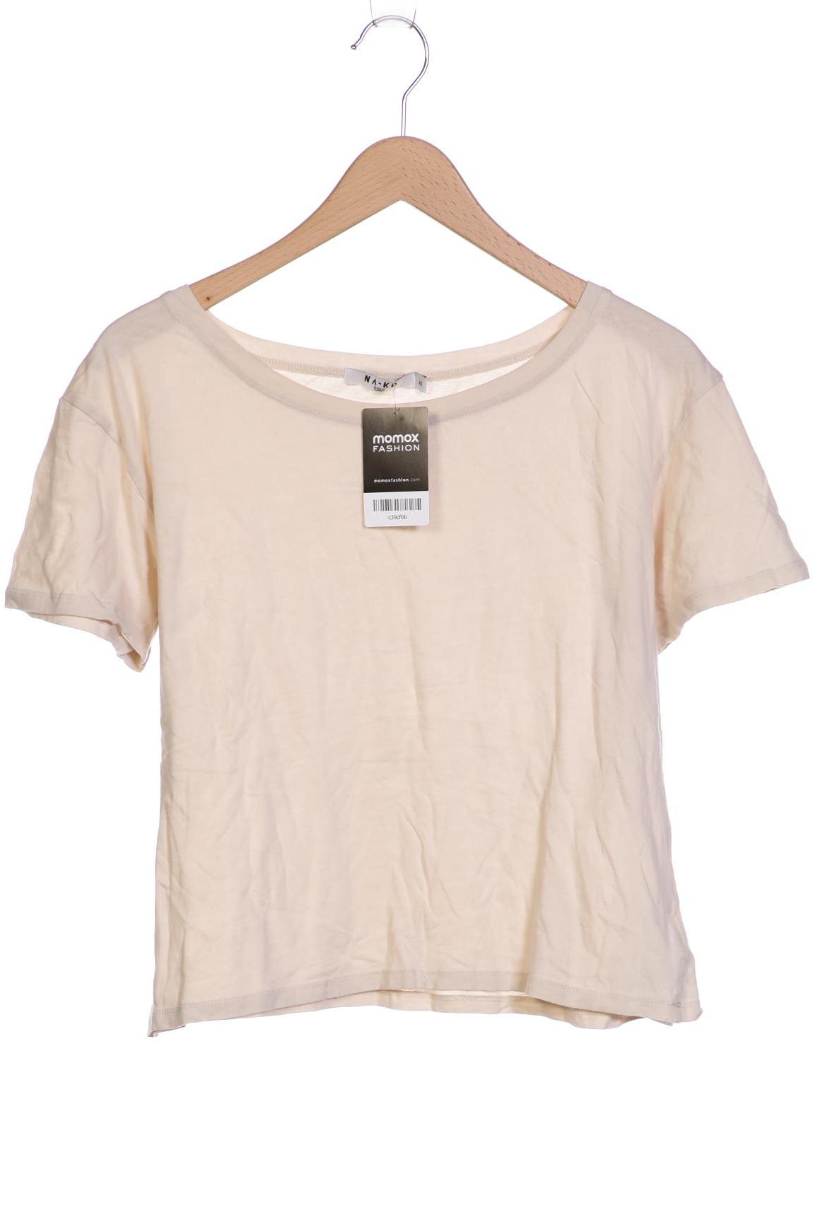 

Na-Kd Damen T-Shirt, cremeweiß, Gr. 34