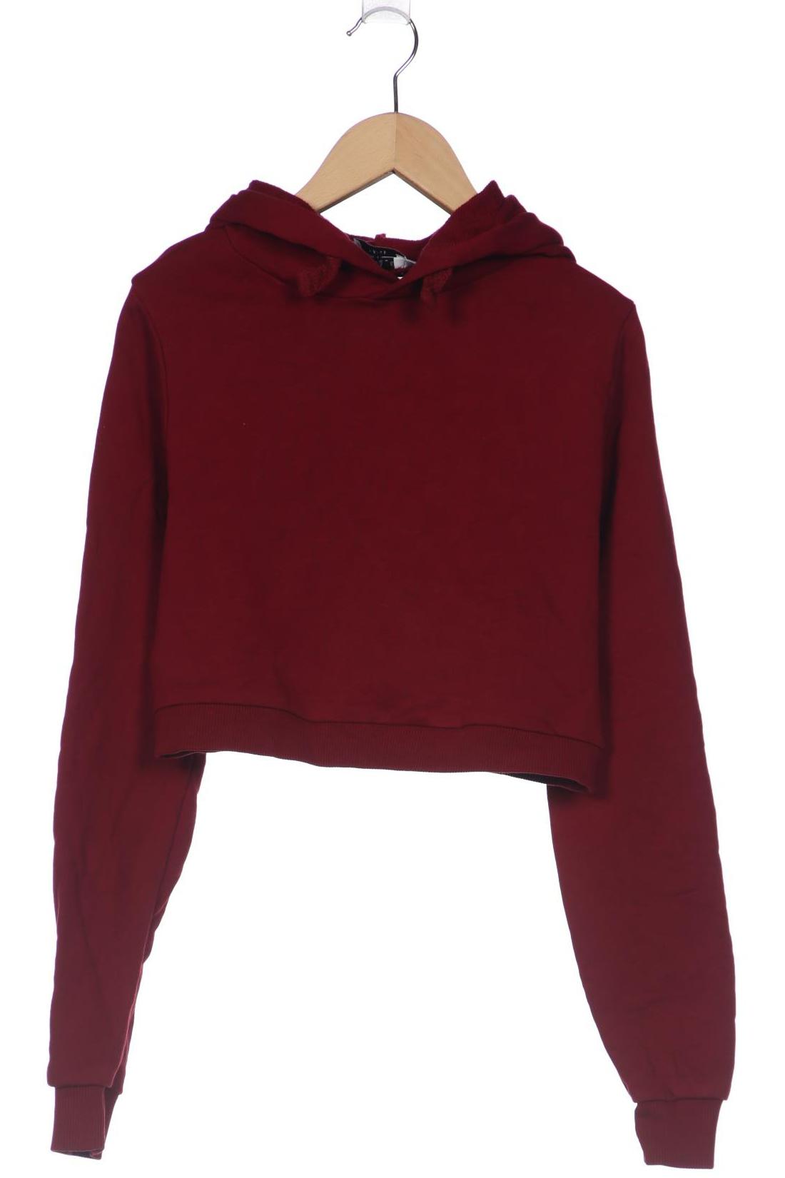 

NA-KD Damen Kapuzenpullover, bordeaux