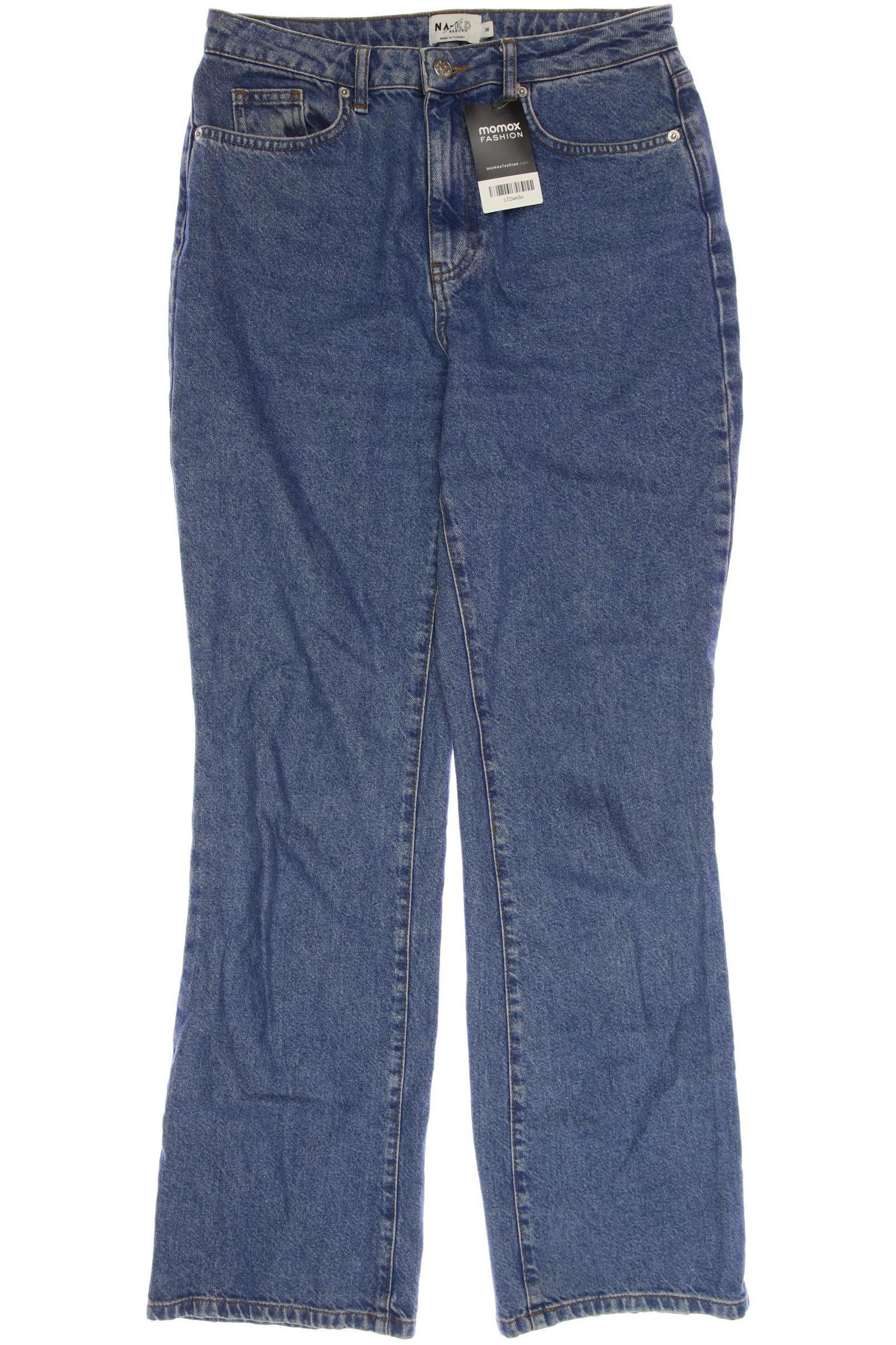 

NA-KD Damen Jeans, blau