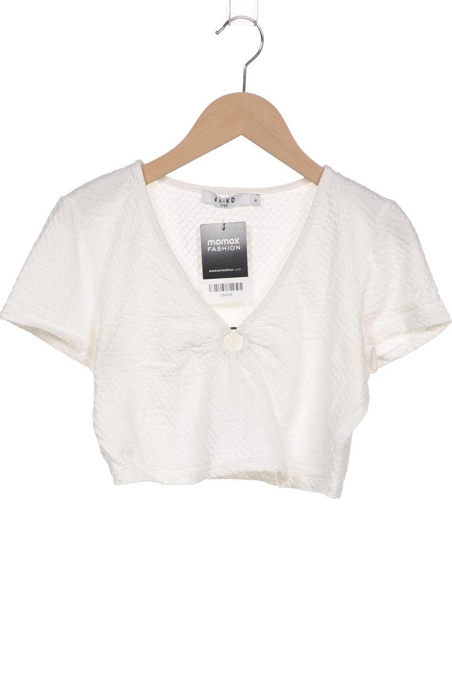 

NA-KD Damen T-Shirt, weiß