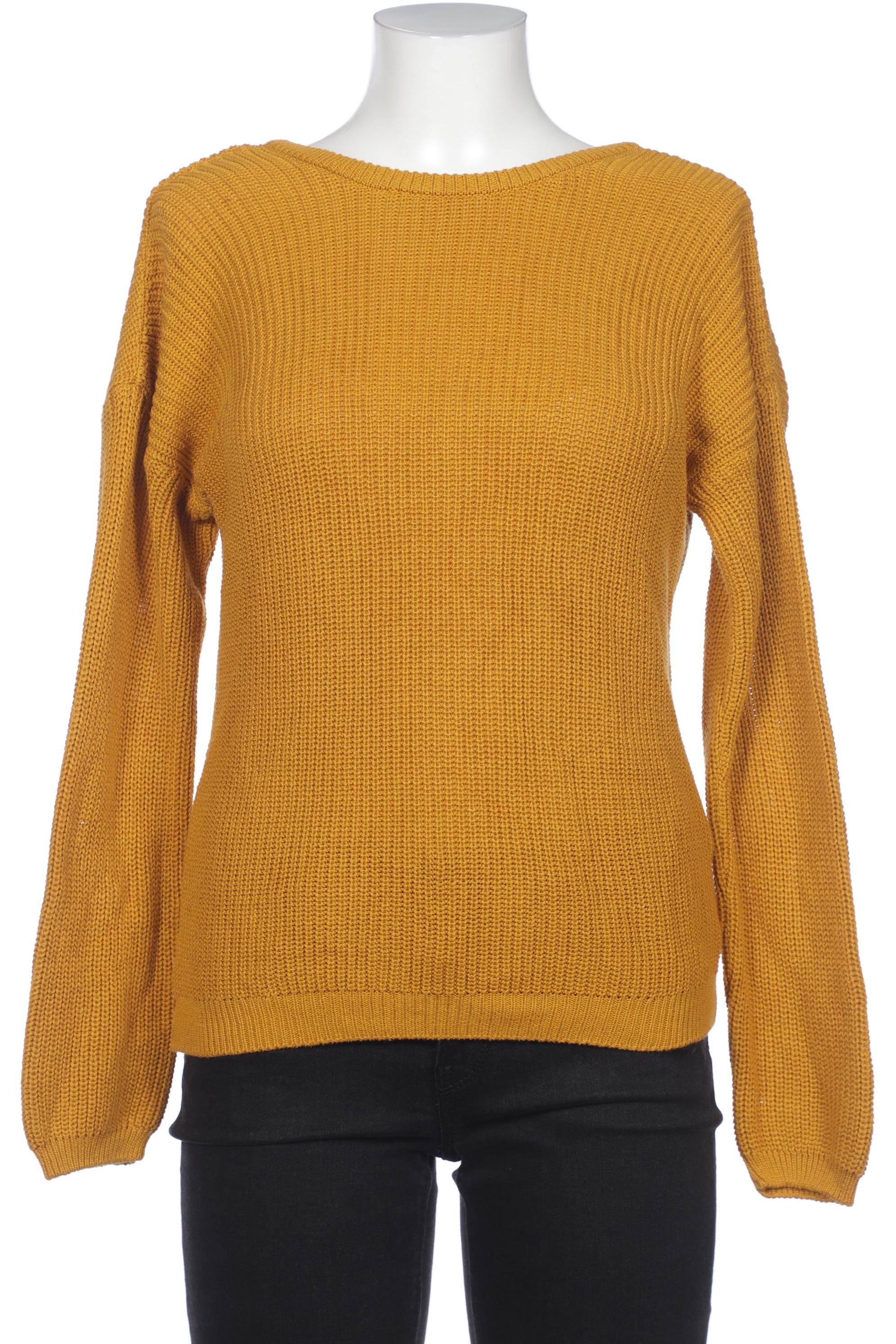

NA-KD Damen Pullover, gelb