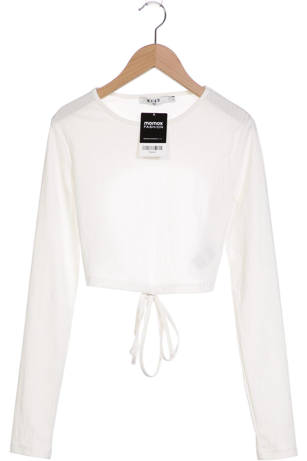 

Na-Kd Damen Langarmshirt, weiß, Gr. 36