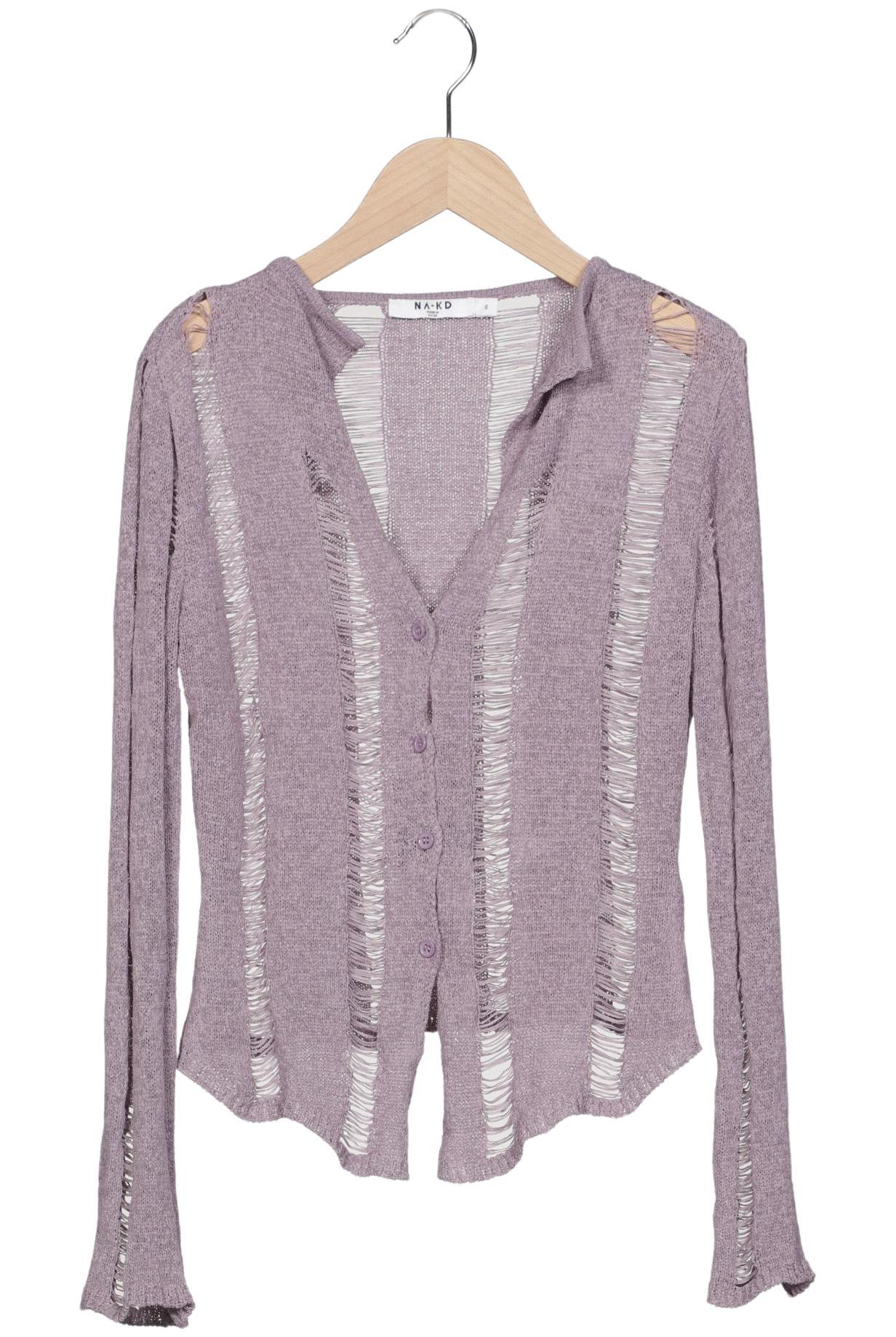 

Na-Kd Damen Strickjacke, flieder, Gr. 36