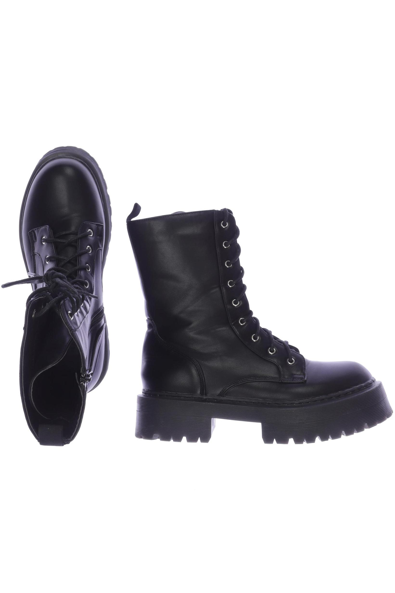 

NA-KD Damen Stiefelette, schwarz