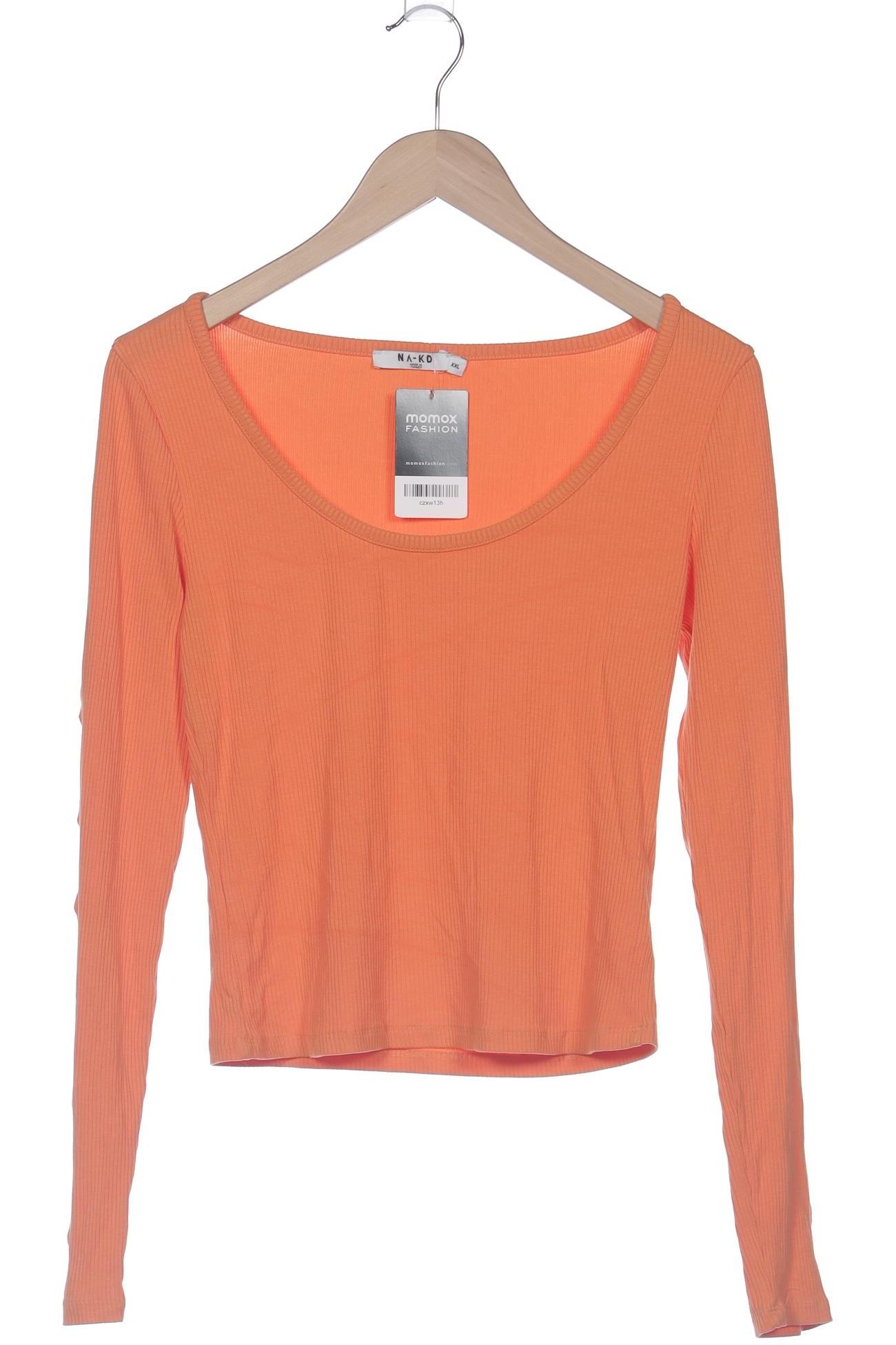 

Na-Kd Damen Langarmshirt, orange, Gr. 46