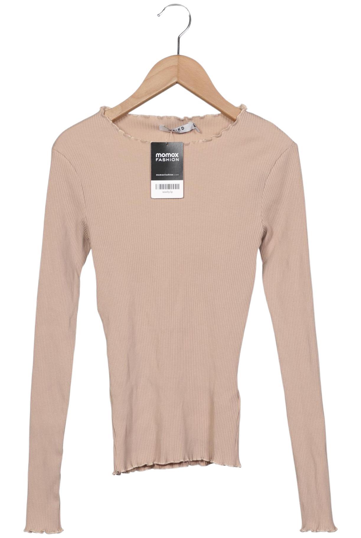 

Na-Kd Damen Langarmshirt, beige, Gr. 38