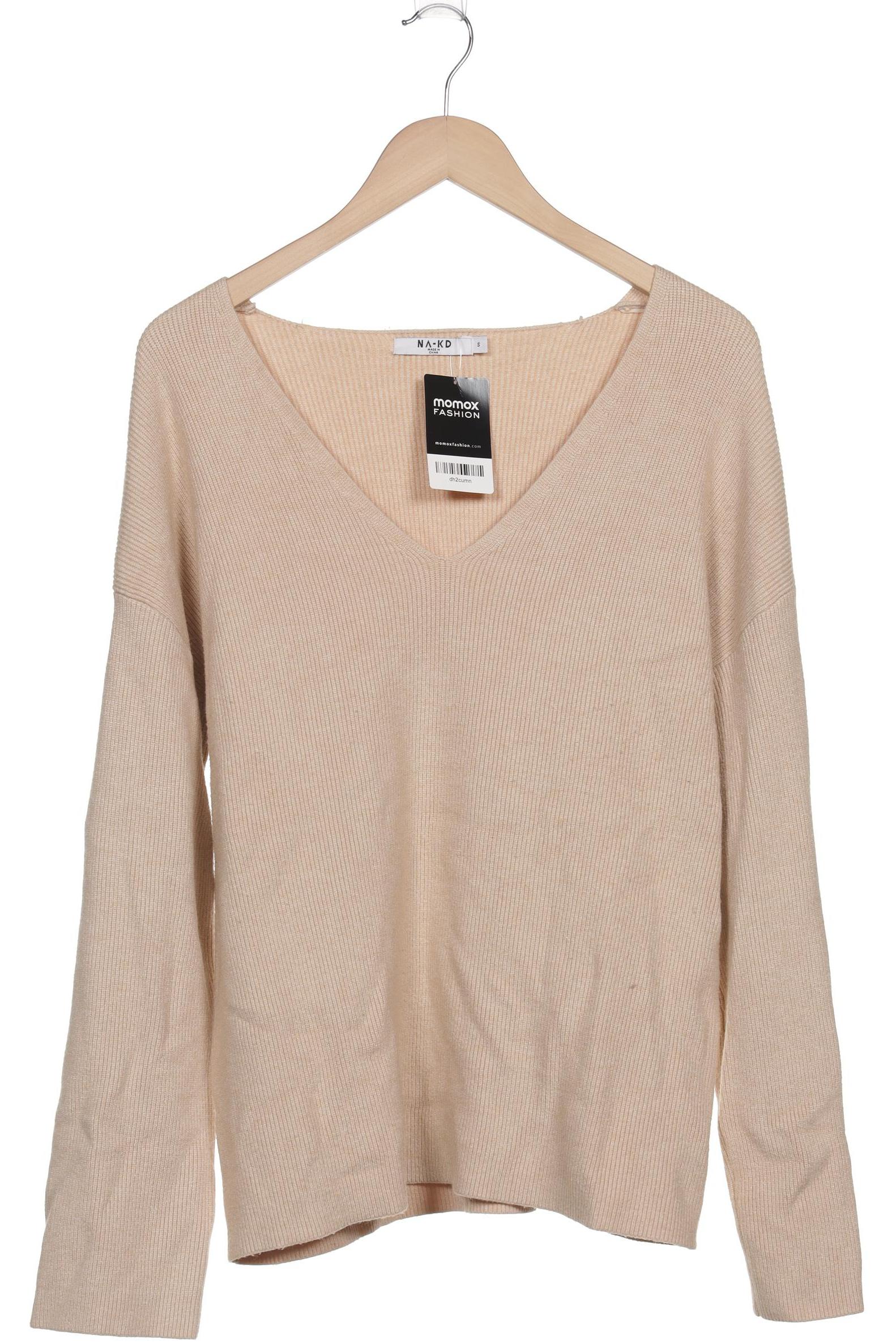 

Na-Kd Damen Pullover, beige, Gr. 36