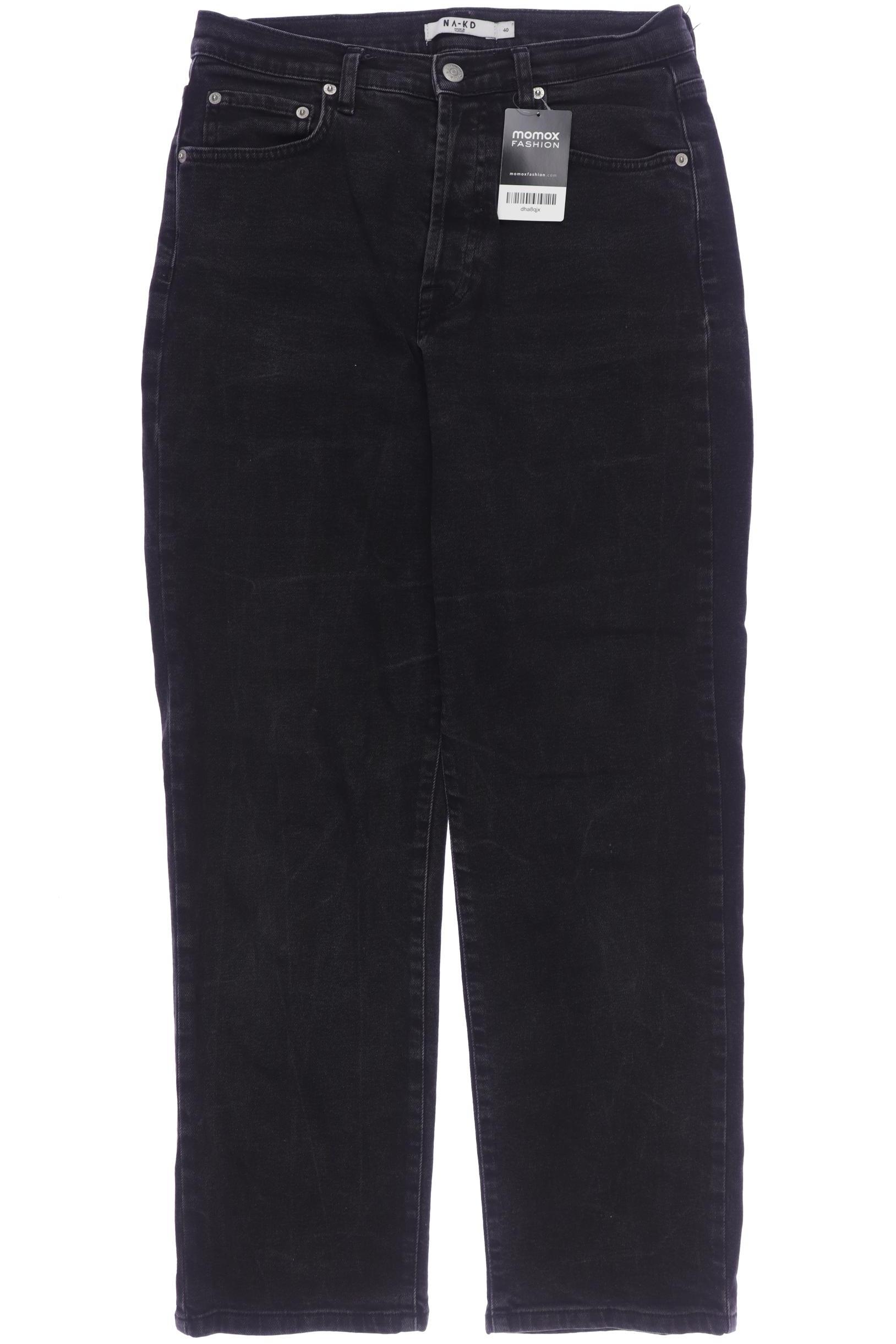 

Na-Kd Damen Jeans, schwarz, Gr. 40