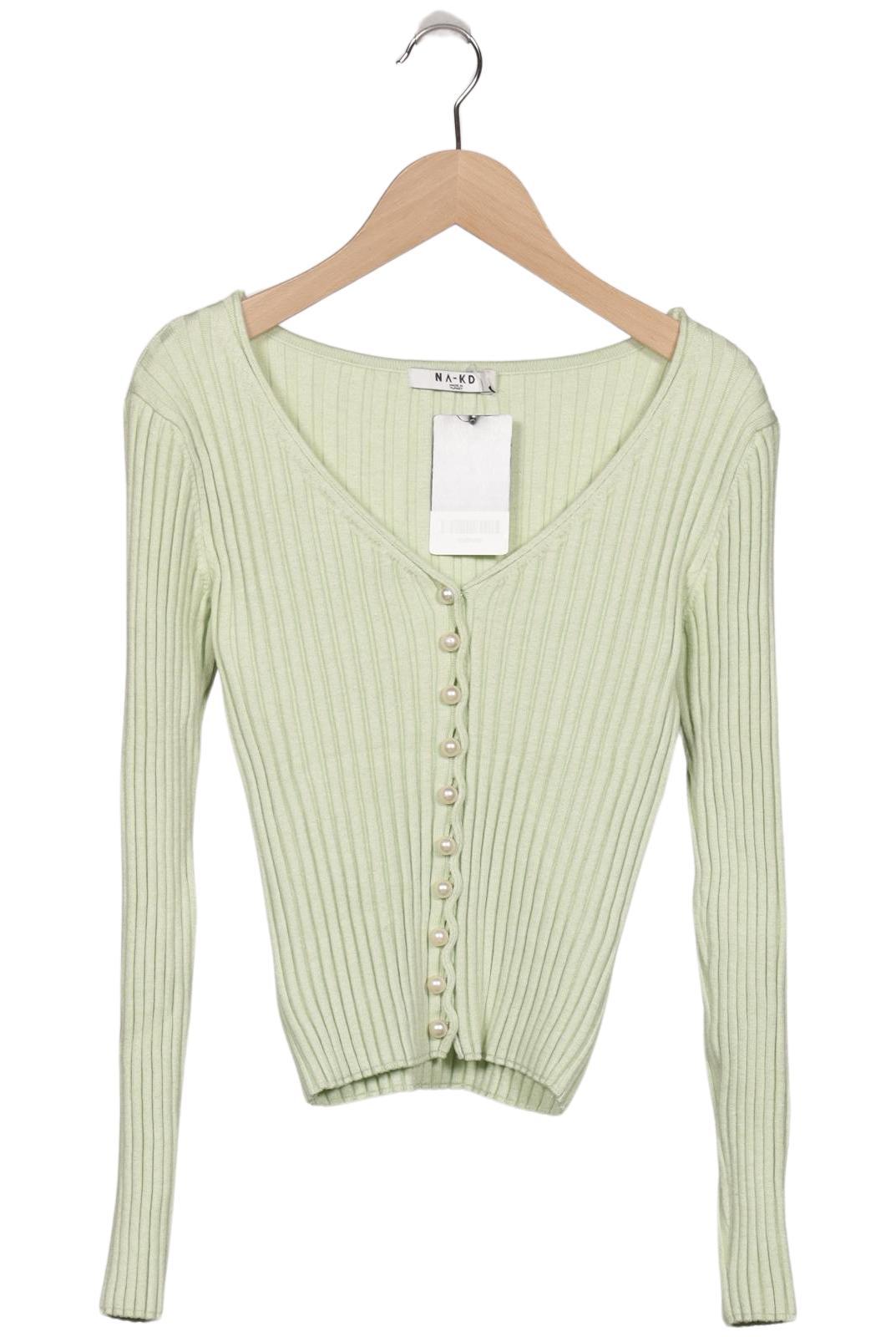 

Na-Kd Damen Strickjacke, hellgrün, Gr. 34