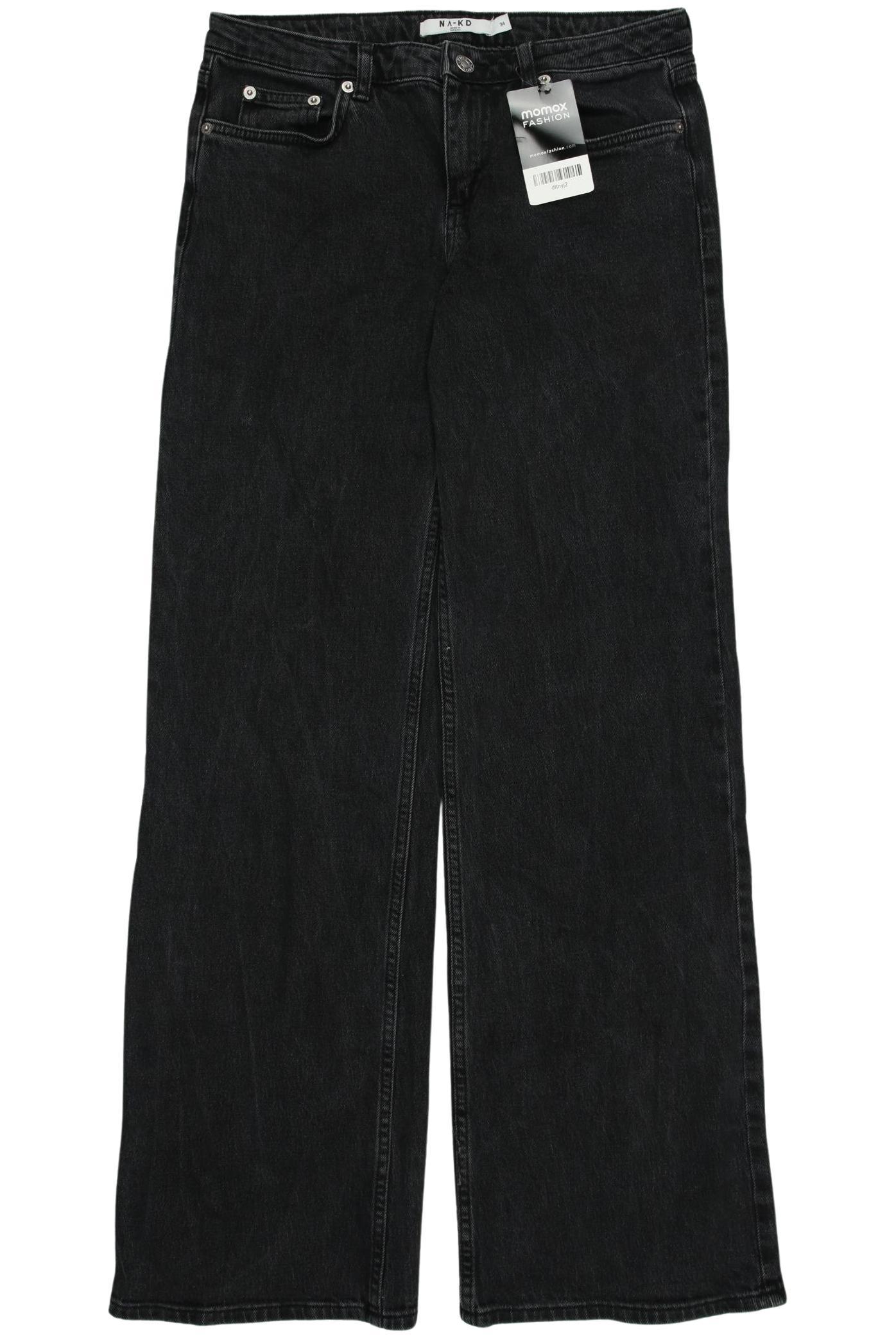 

Na-Kd Damen Jeans, schwarz, Gr. 34
