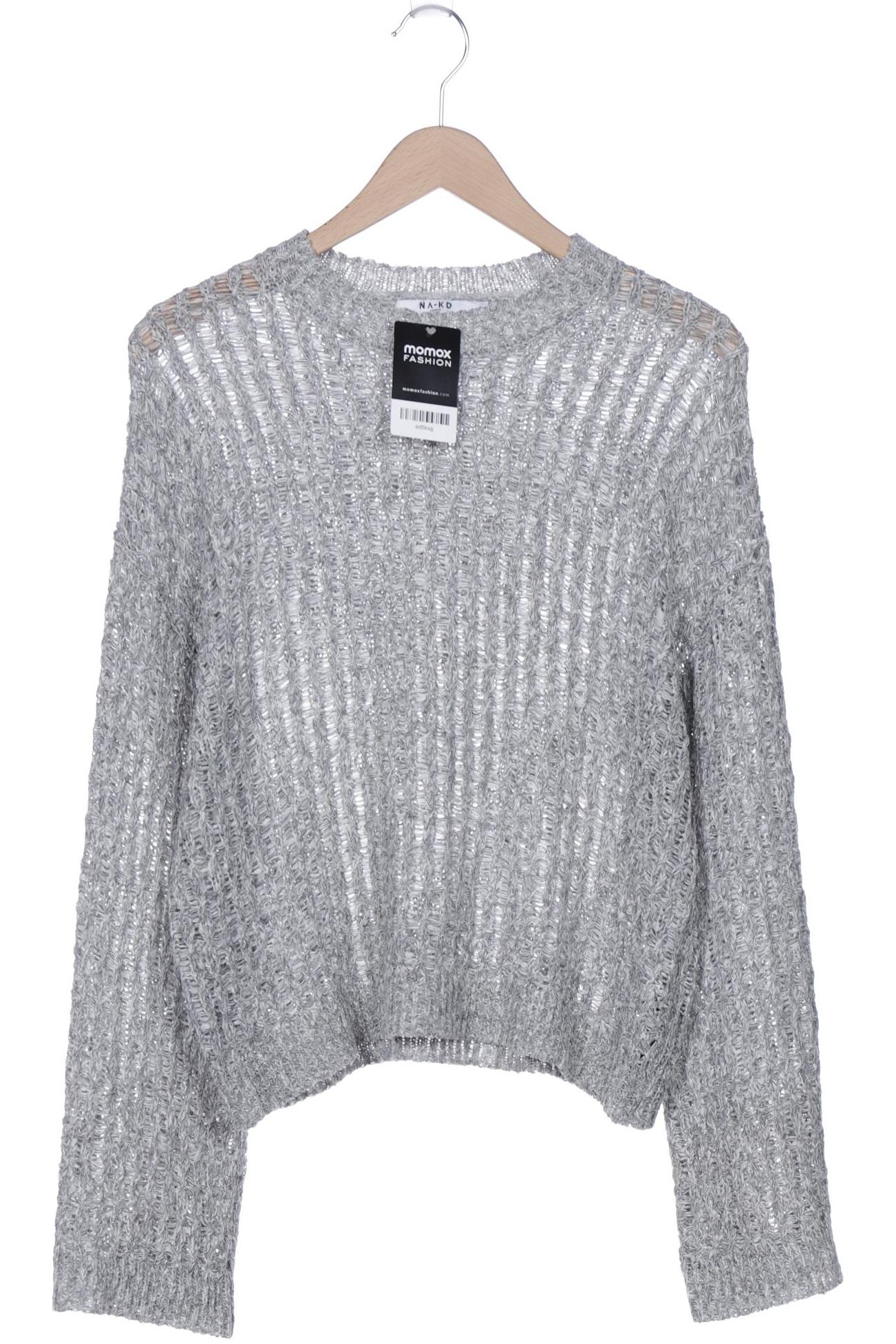 

Na-Kd Damen Pullover, grau, Gr. 34