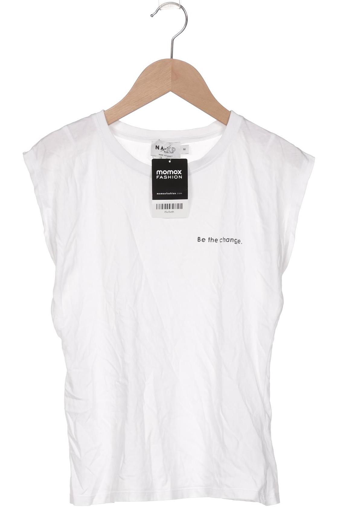 

Na-Kd Damen T-Shirt, weiß, Gr. 38