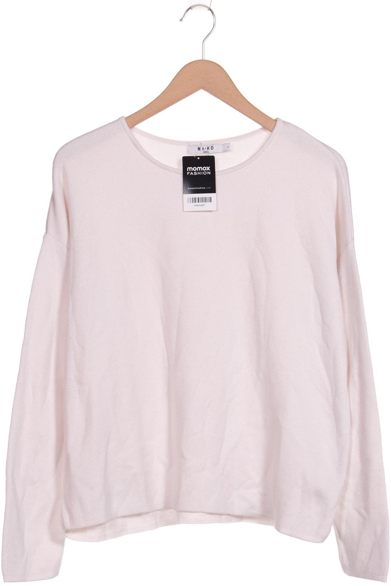 

Na-Kd Damen Pullover, weiß, Gr. 36