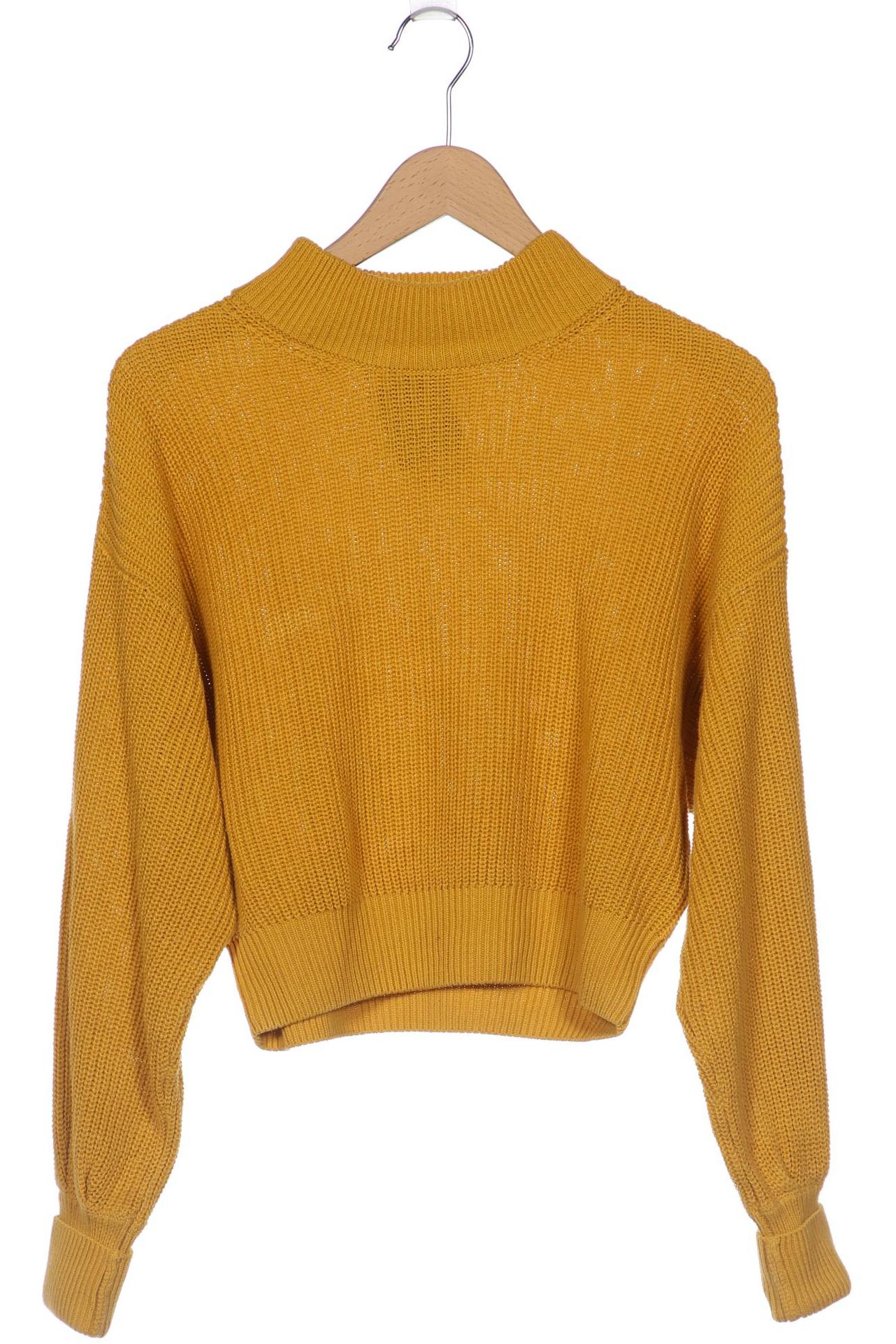 

NA-KD Damen Pullover, gelb