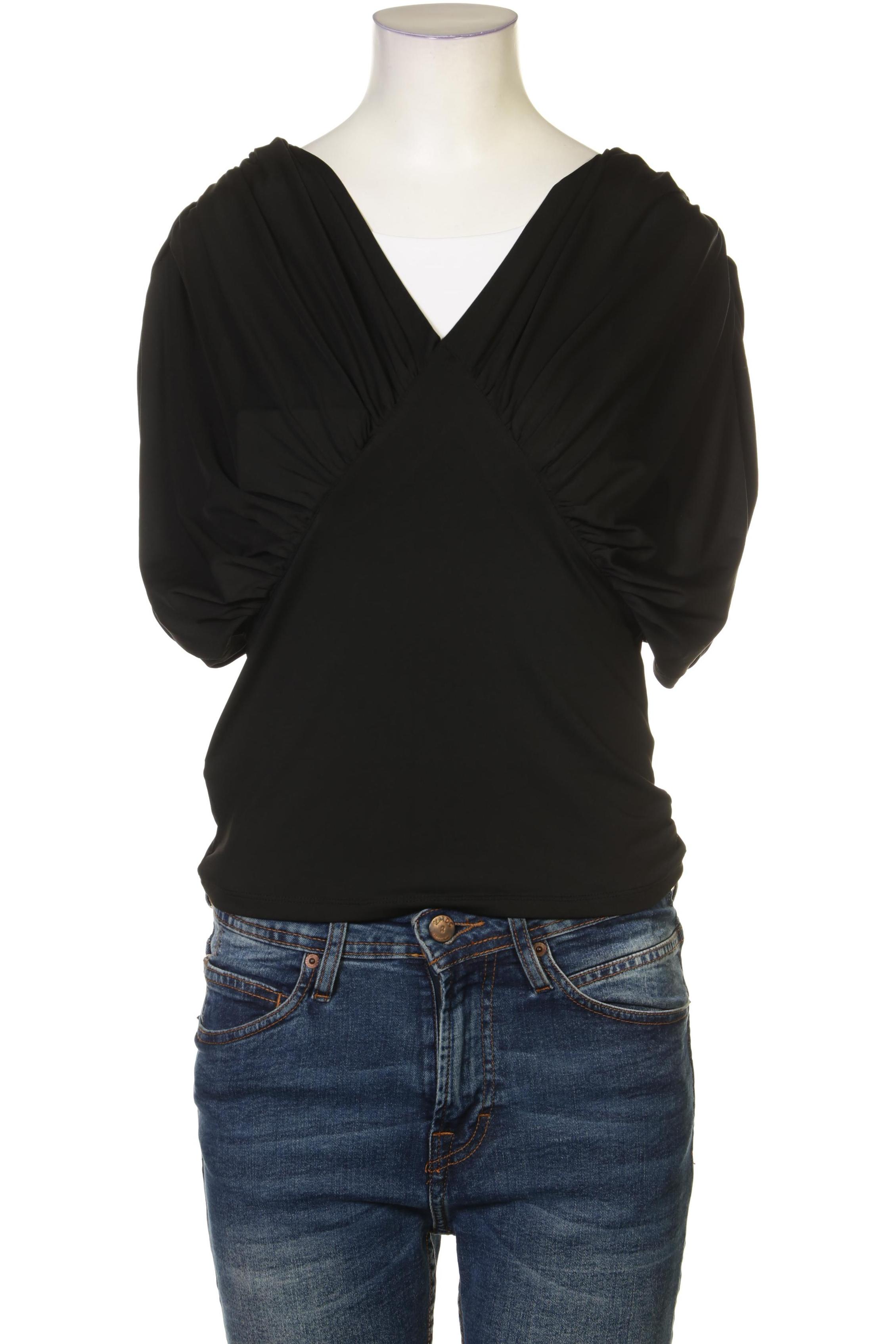 

NA-KD Damen T-Shirt, schwarz
