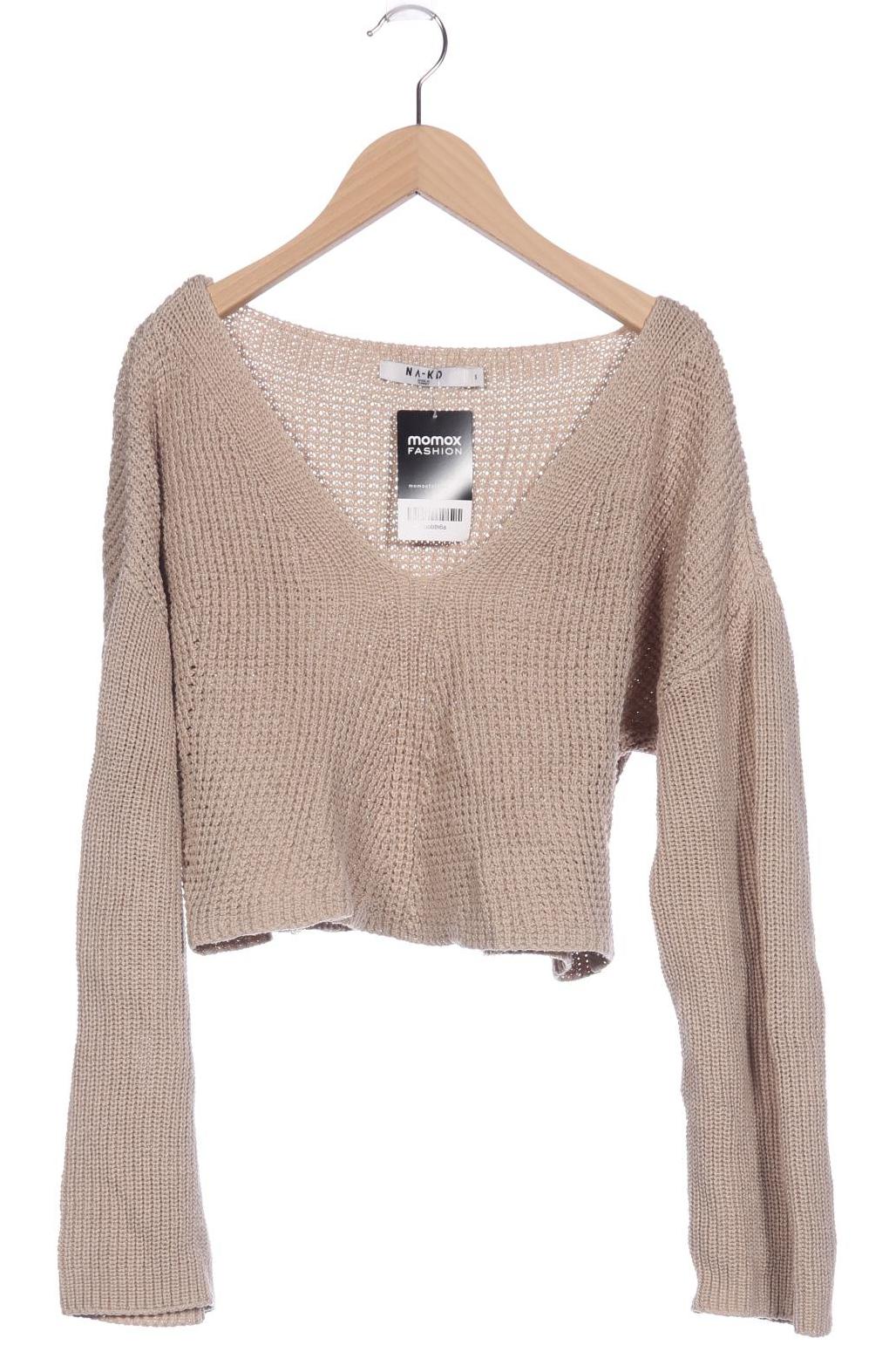 

Na-Kd Damen Pullover, beige, Gr. 36