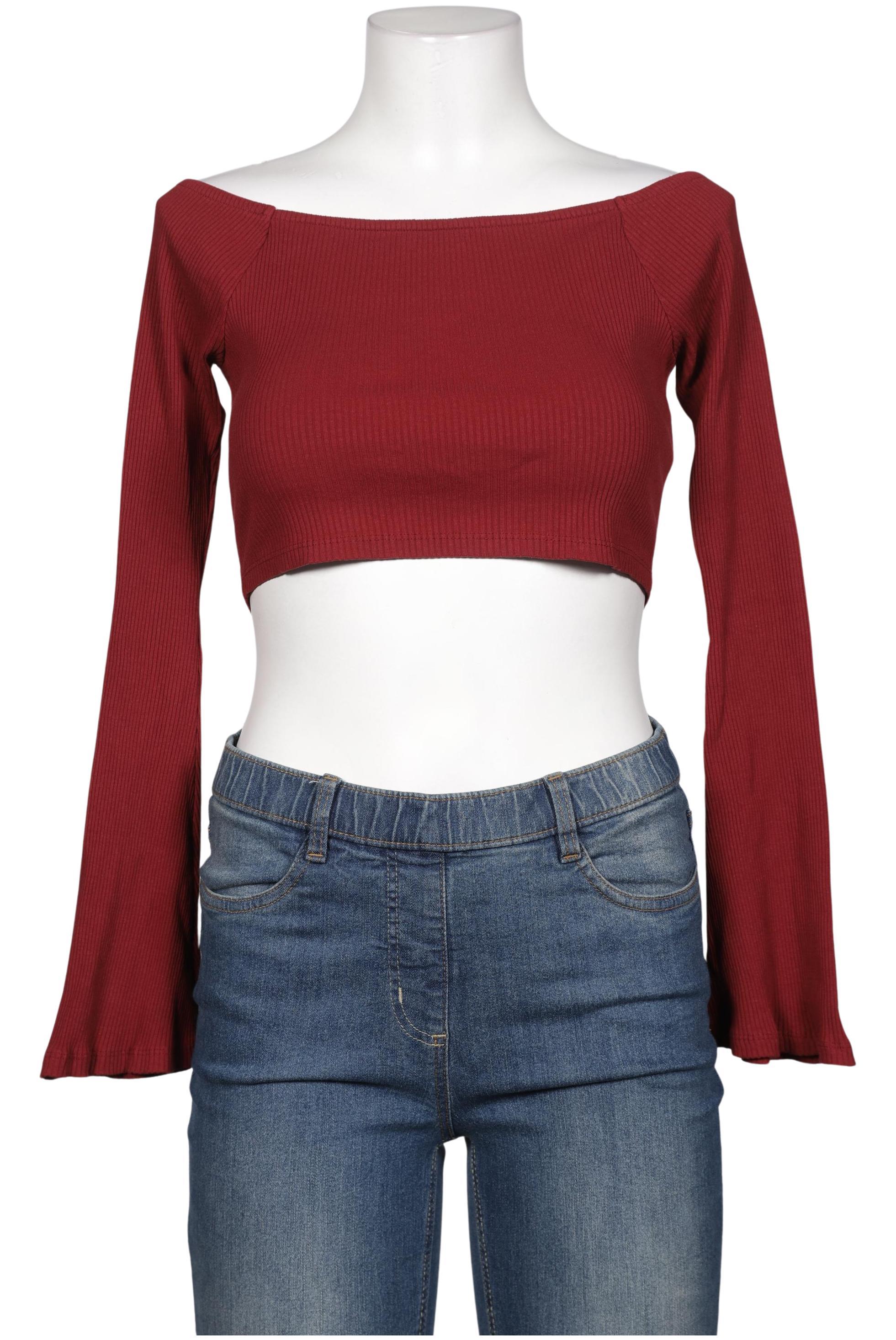 

Na-Kd Damen Langarmshirt, bordeaux, Gr. 38