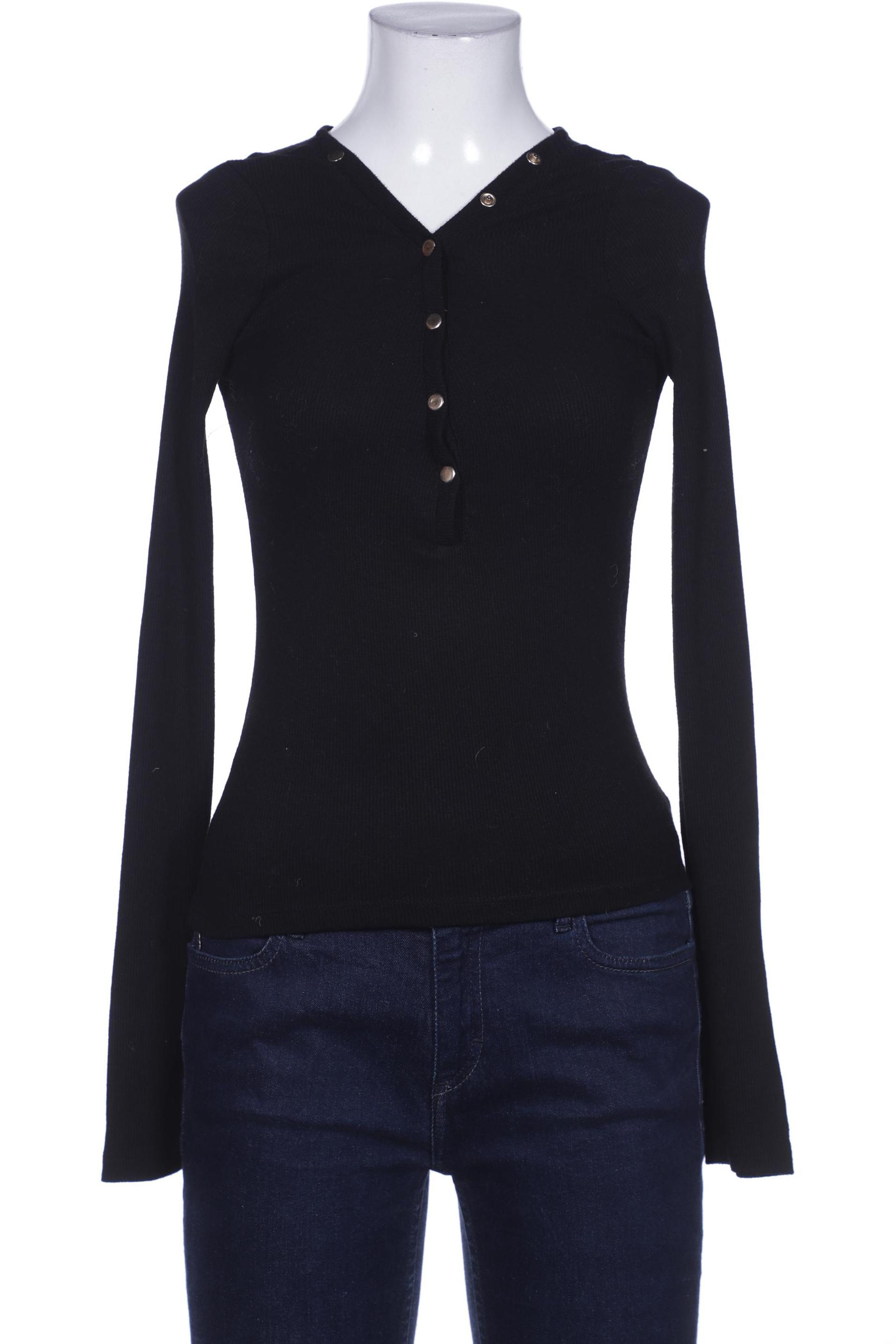 

NA-KD Damen Langarmshirt, schwarz