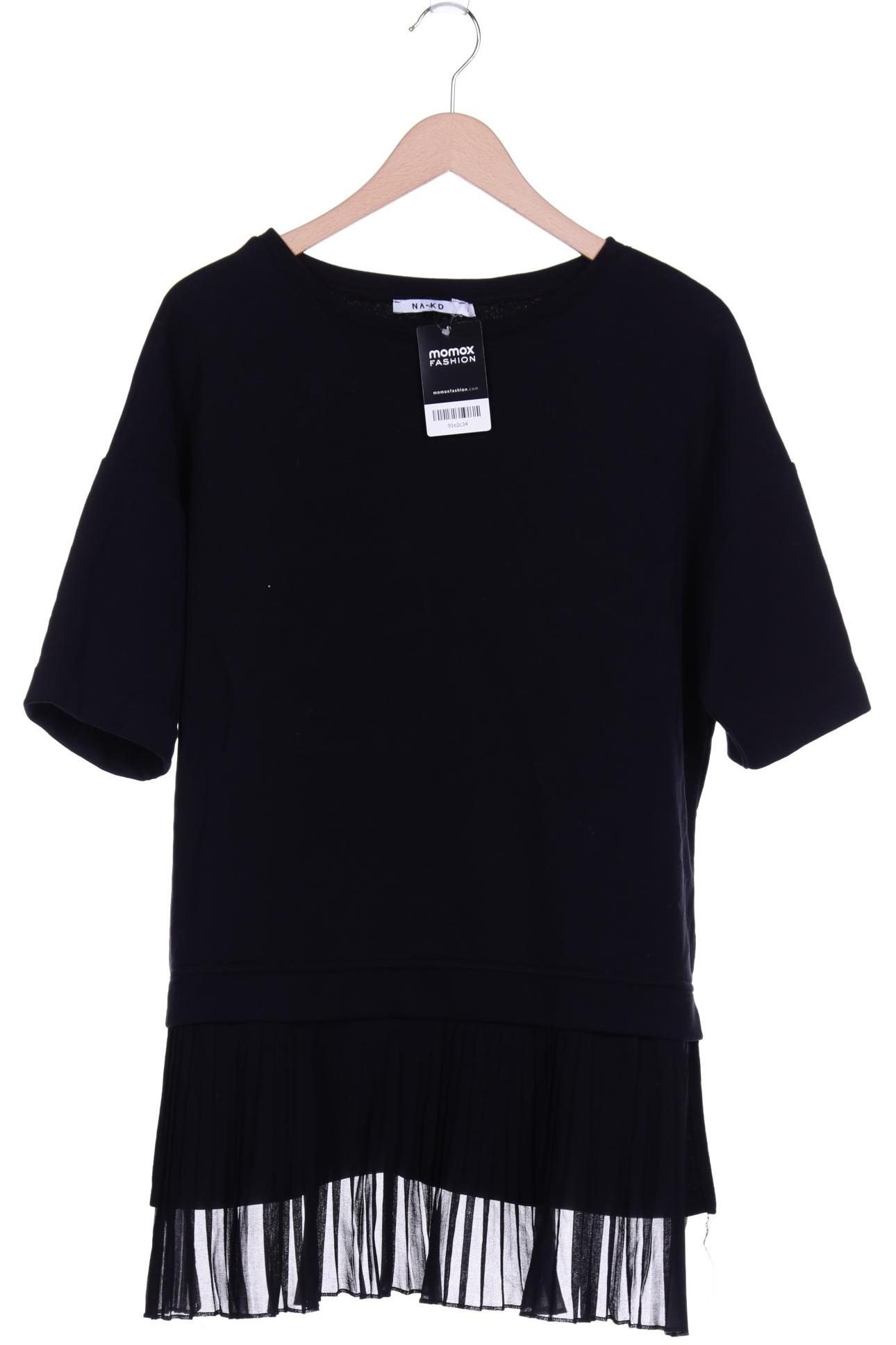 

NA-KD Damen Sweatshirt, schwarz