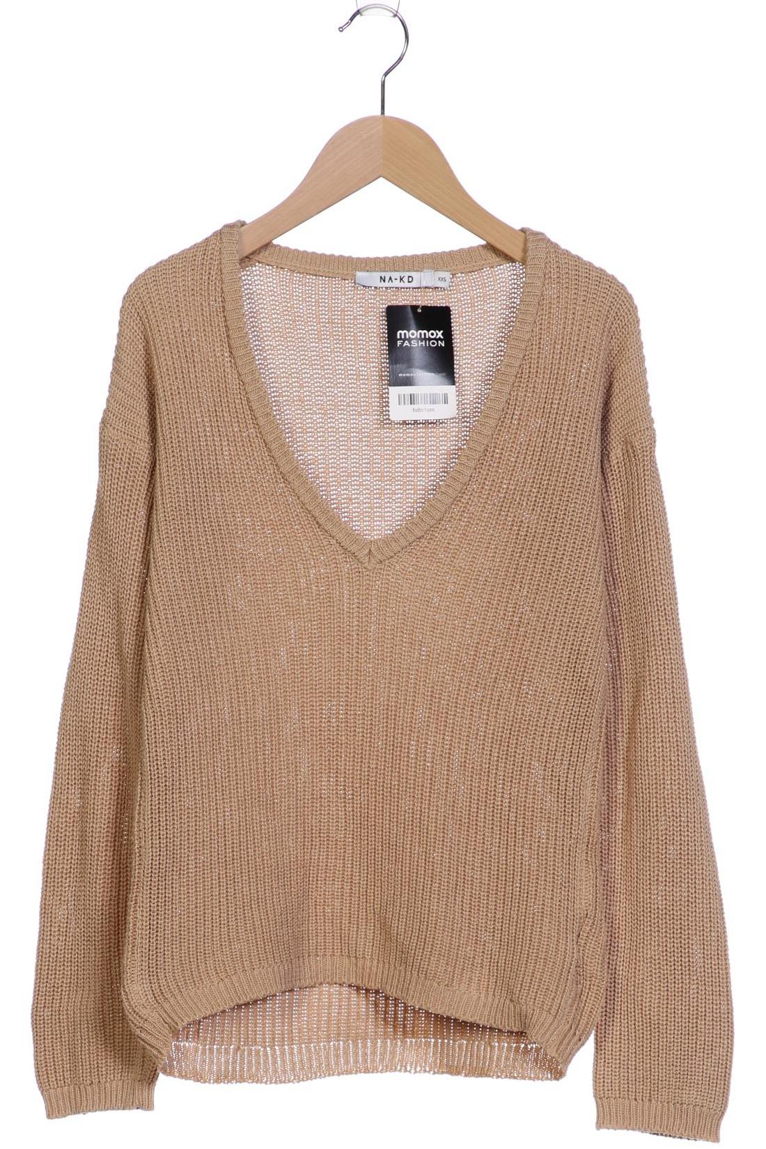 

NA-KD Damen Pullover, beige