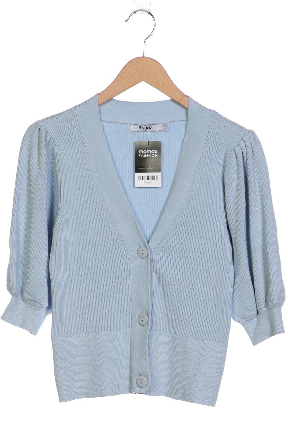 

Na-Kd Damen Strickjacke, hellblau, Gr. 42