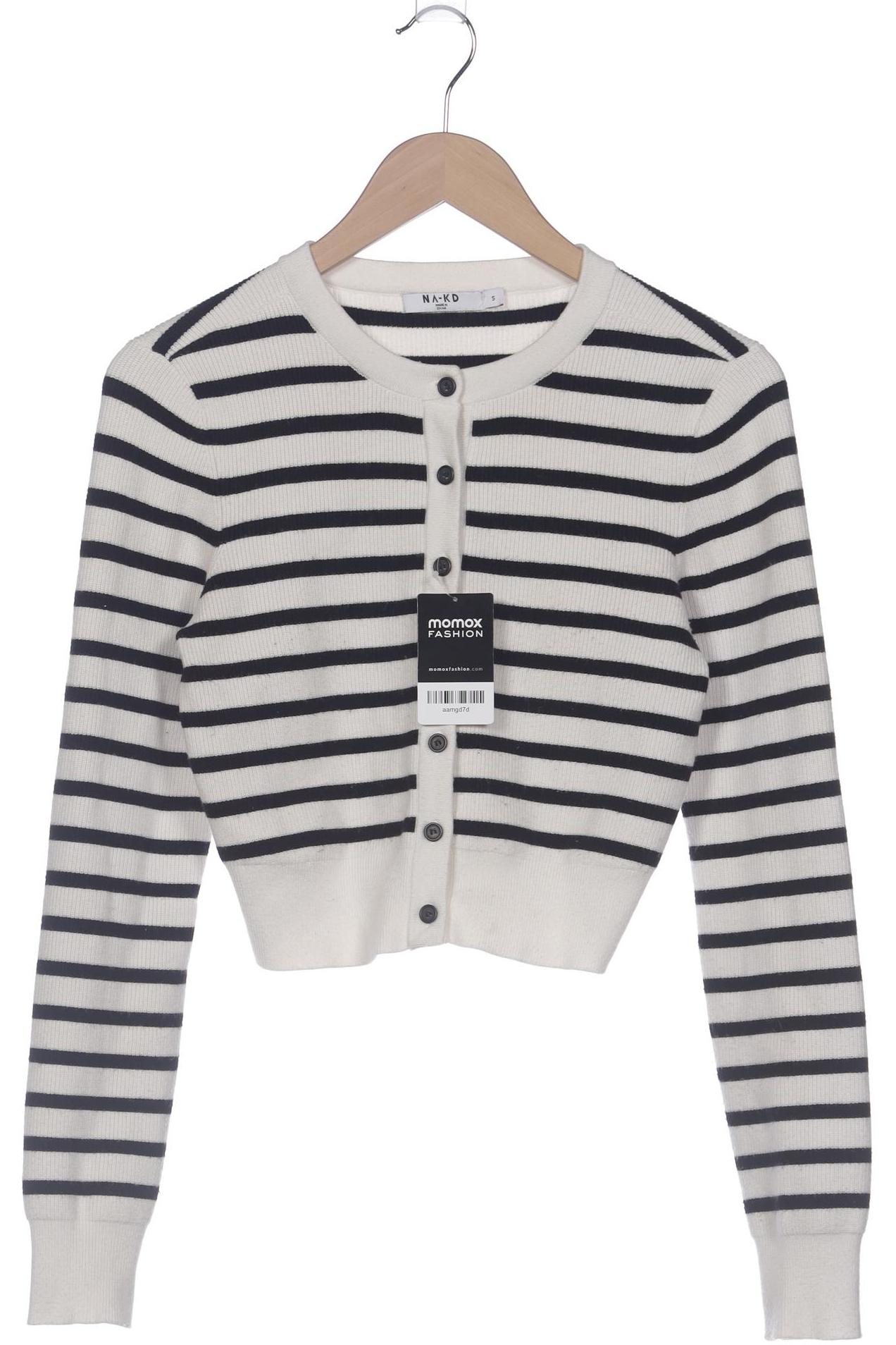

Na-Kd Damen Strickjacke, weiß, Gr. 36