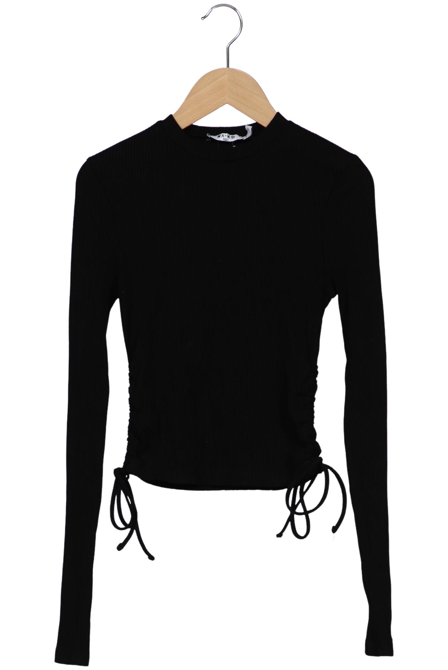 

Na-Kd Damen Langarmshirt, schwarz, Gr. 36