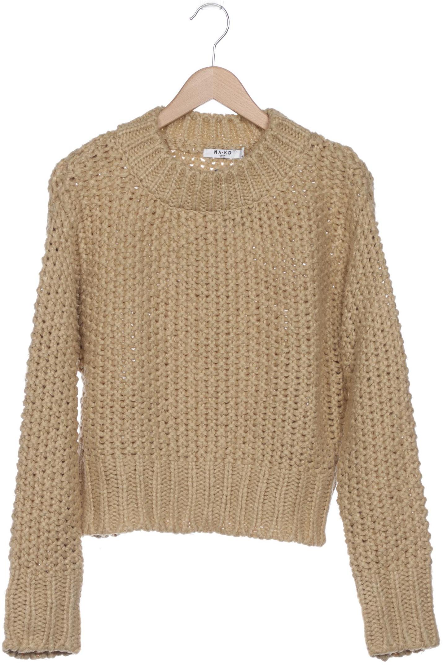 

Na-Kd Damen Pullover, beige, Gr. 36