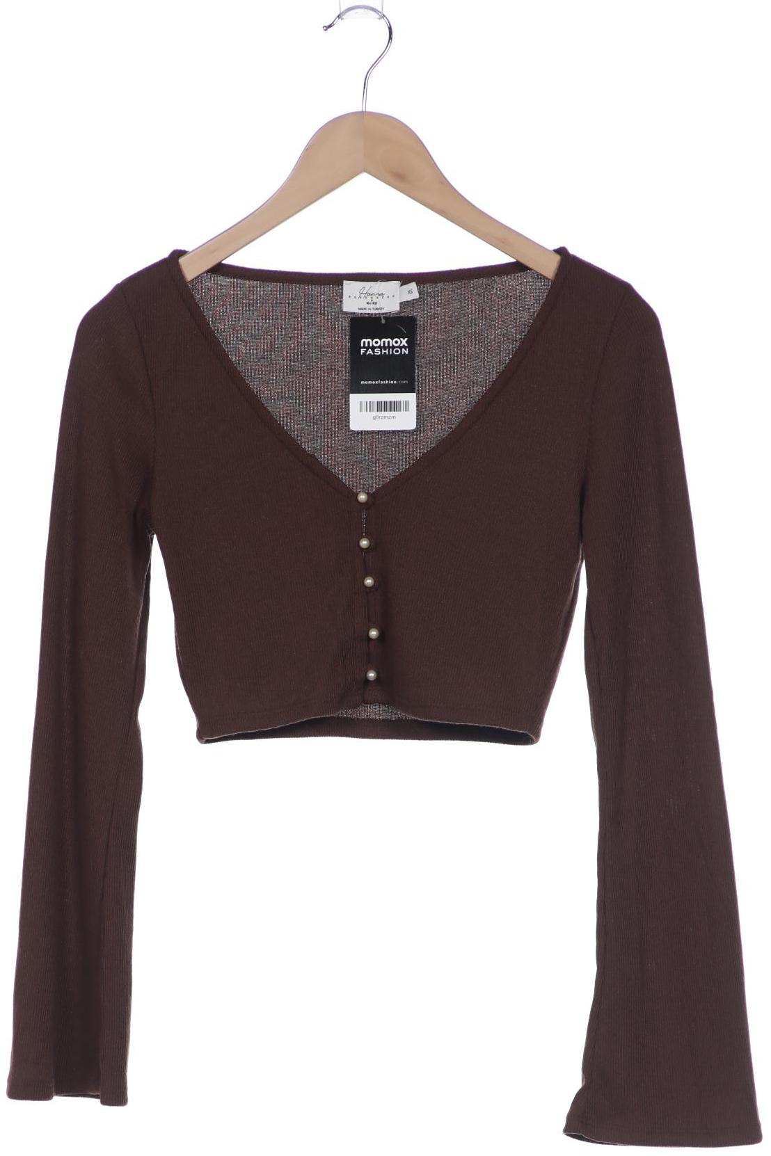 

Na-Kd Damen Strickjacke, braun, Gr. 34