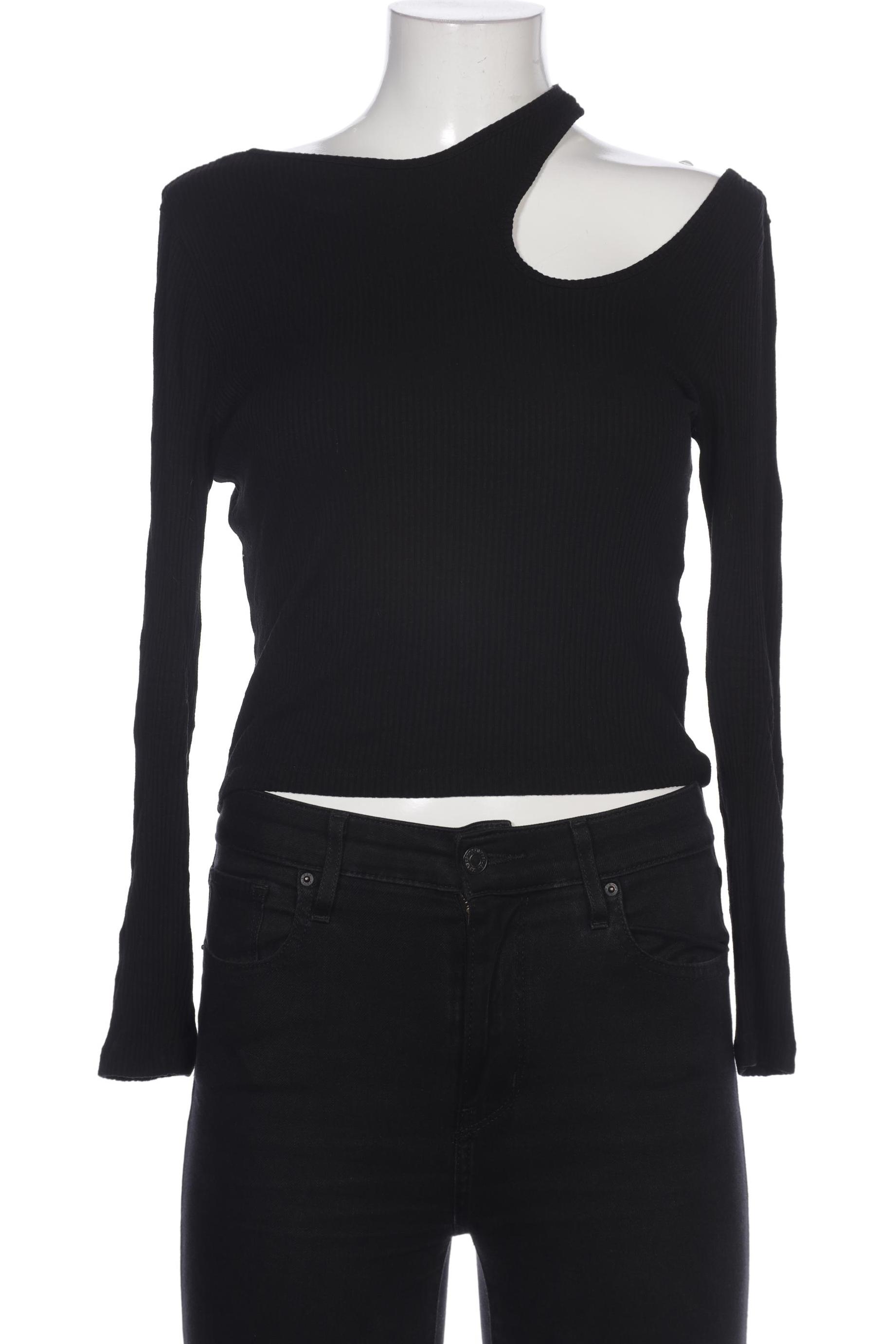 

NA-KD Damen Langarmshirt, schwarz