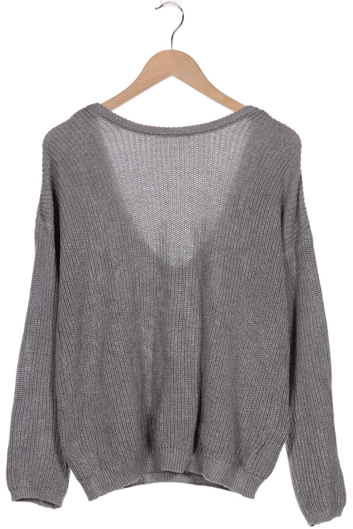 

NA-KD Damen Pullover, grau