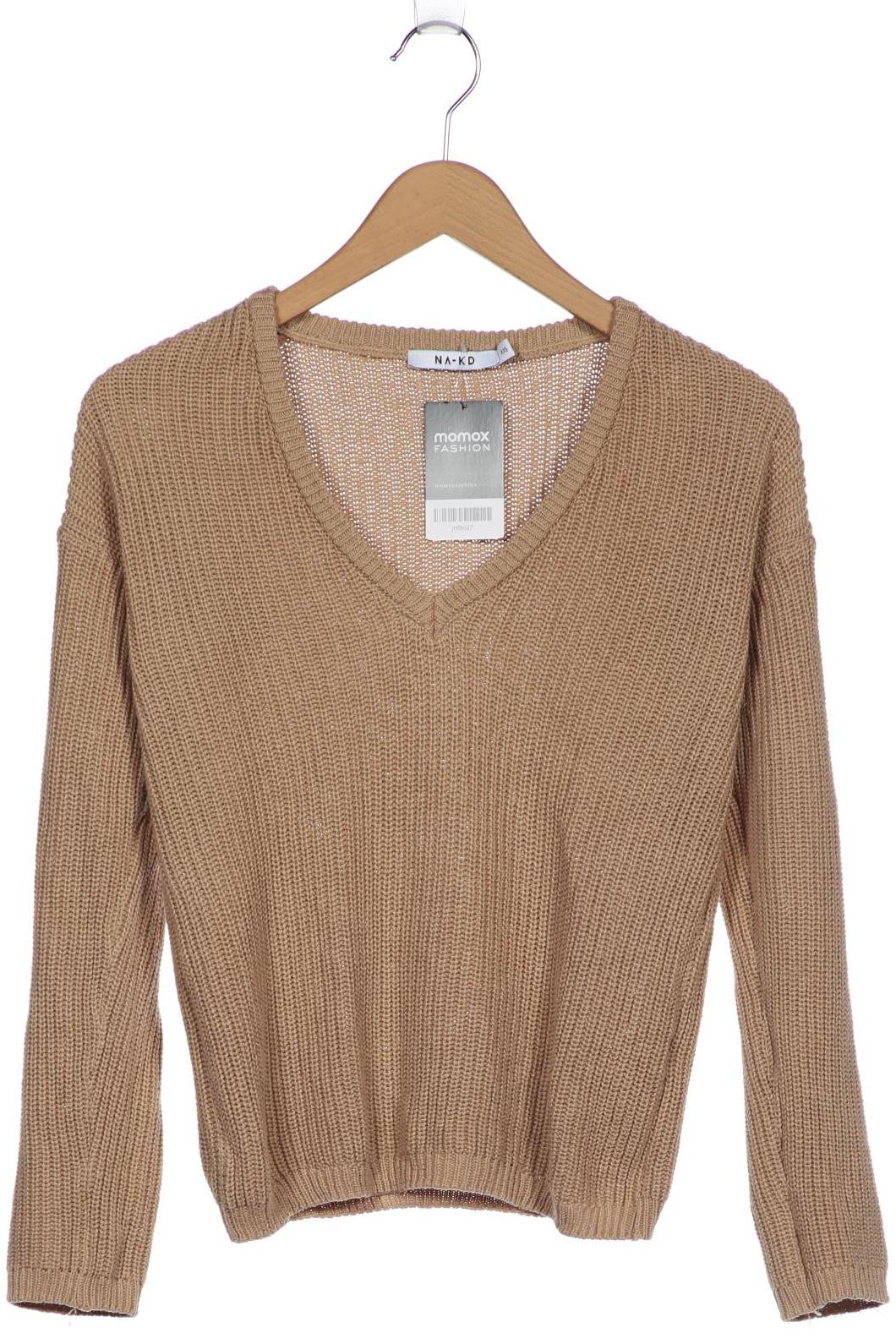 

Na-Kd Damen Pullover, beige, Gr. 32