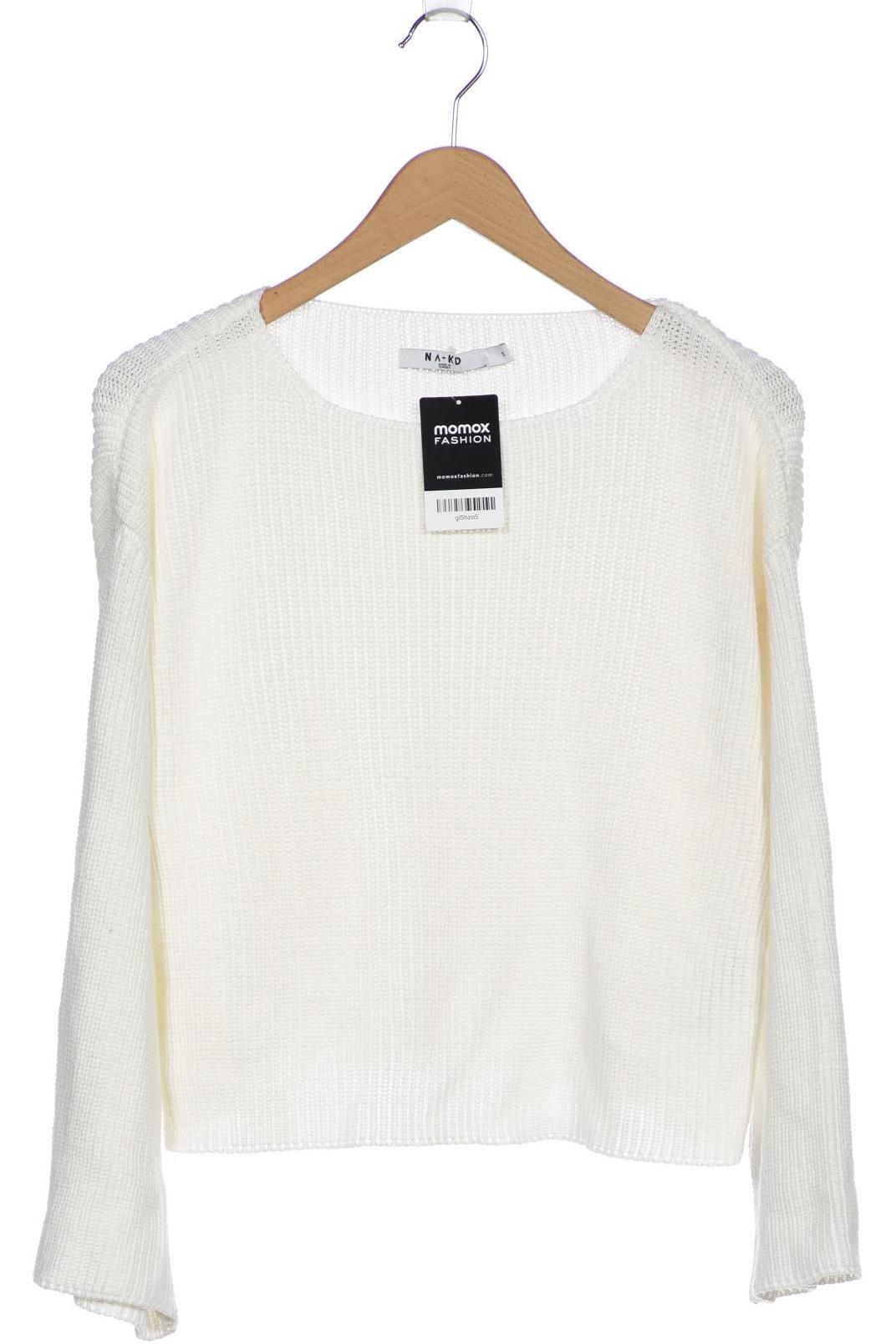 

NA-KD Damen Pullover, cremeweiß