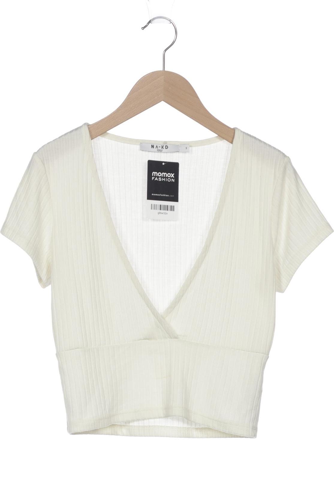 

Na-Kd Damen T-Shirt, cremeweiß, Gr. 36